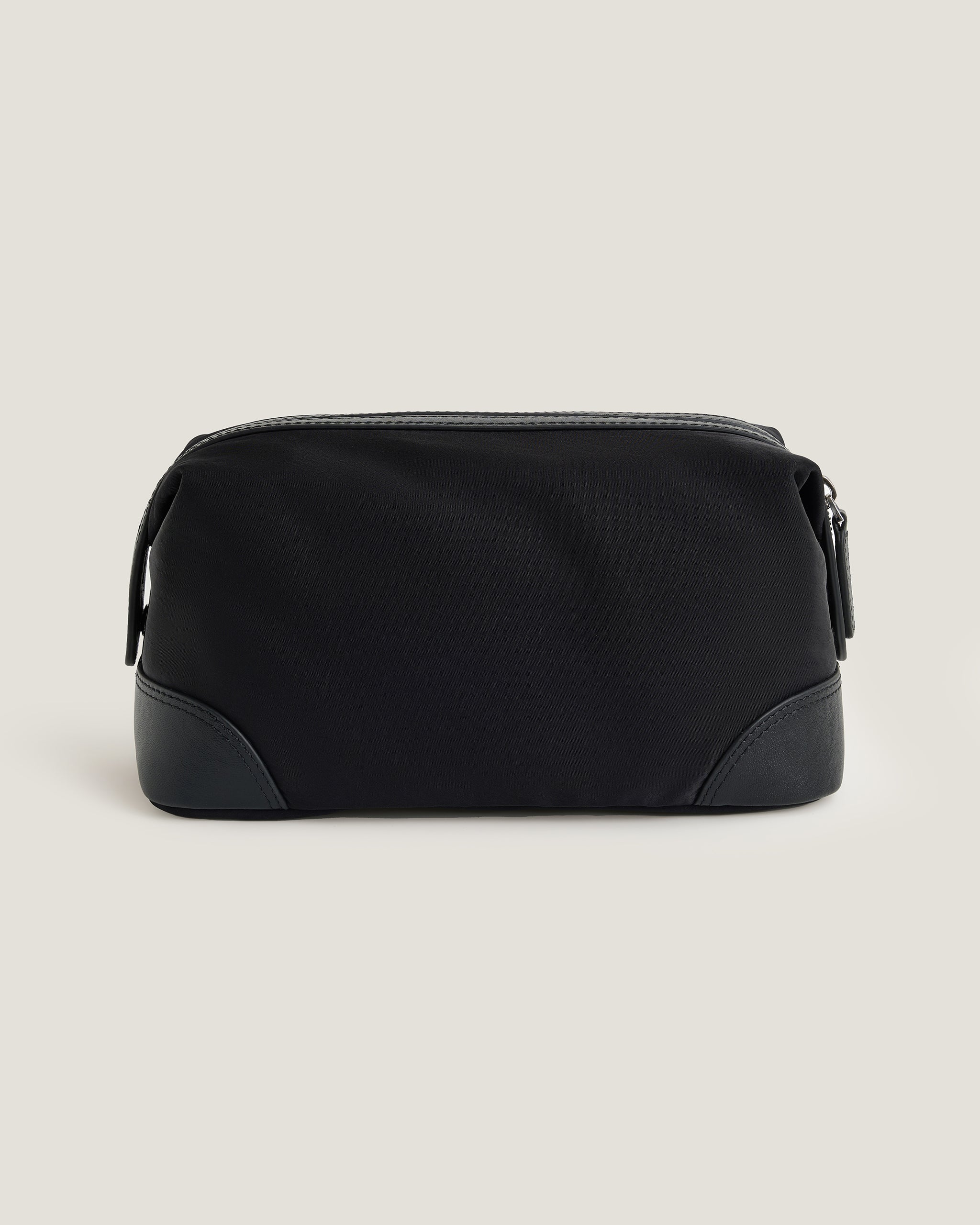 Black toiletry bag