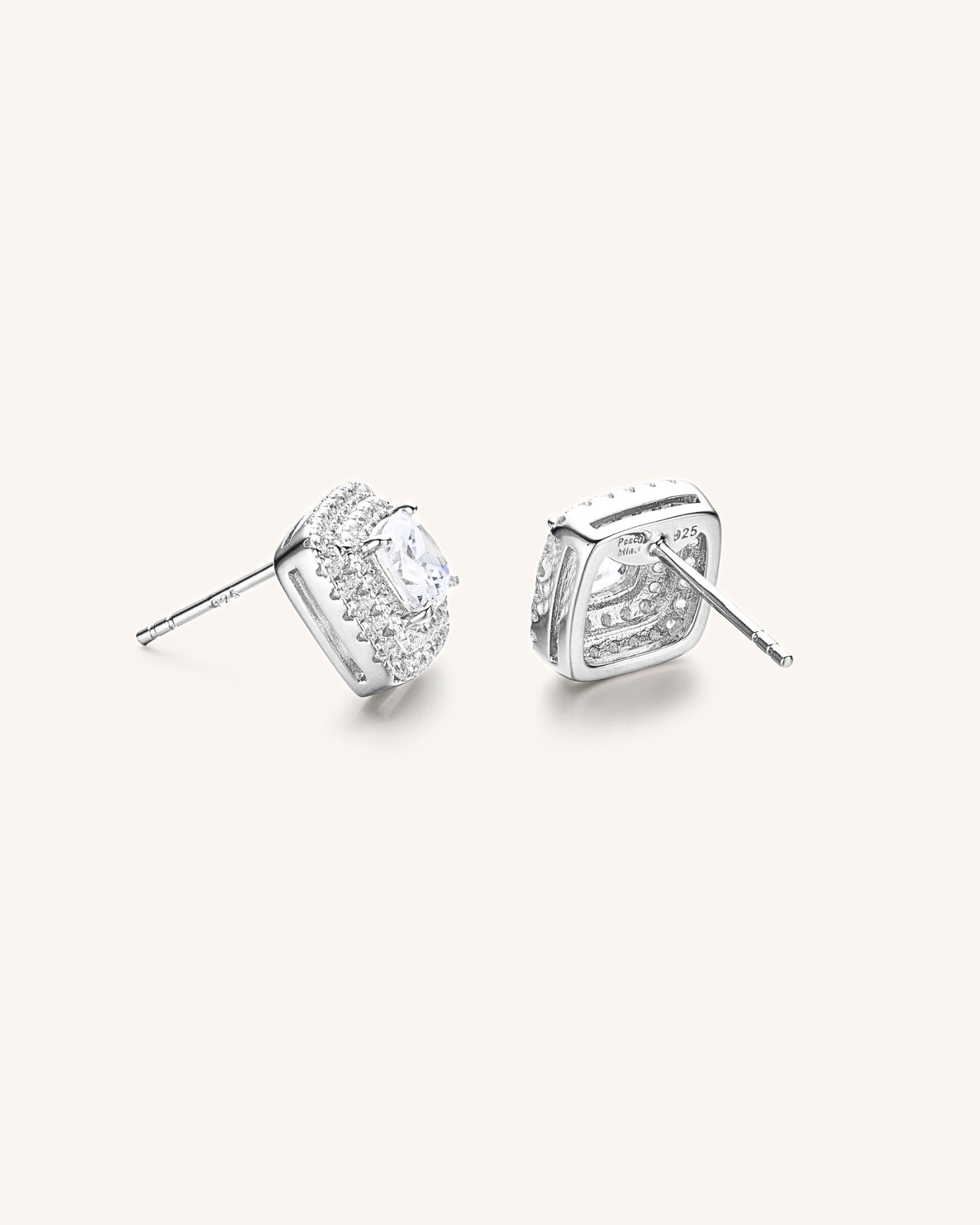 Elizabeth Cushion Cut Studs for Women