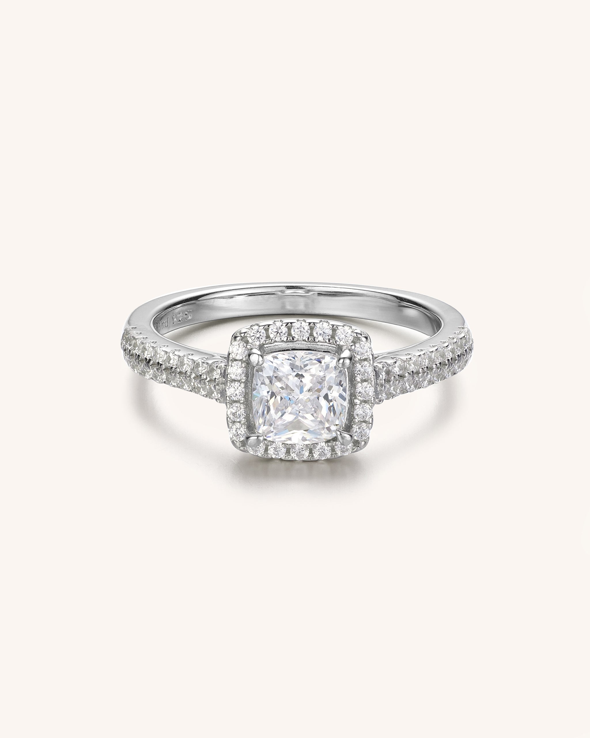 Elizabeth Cushion Cut Ring
