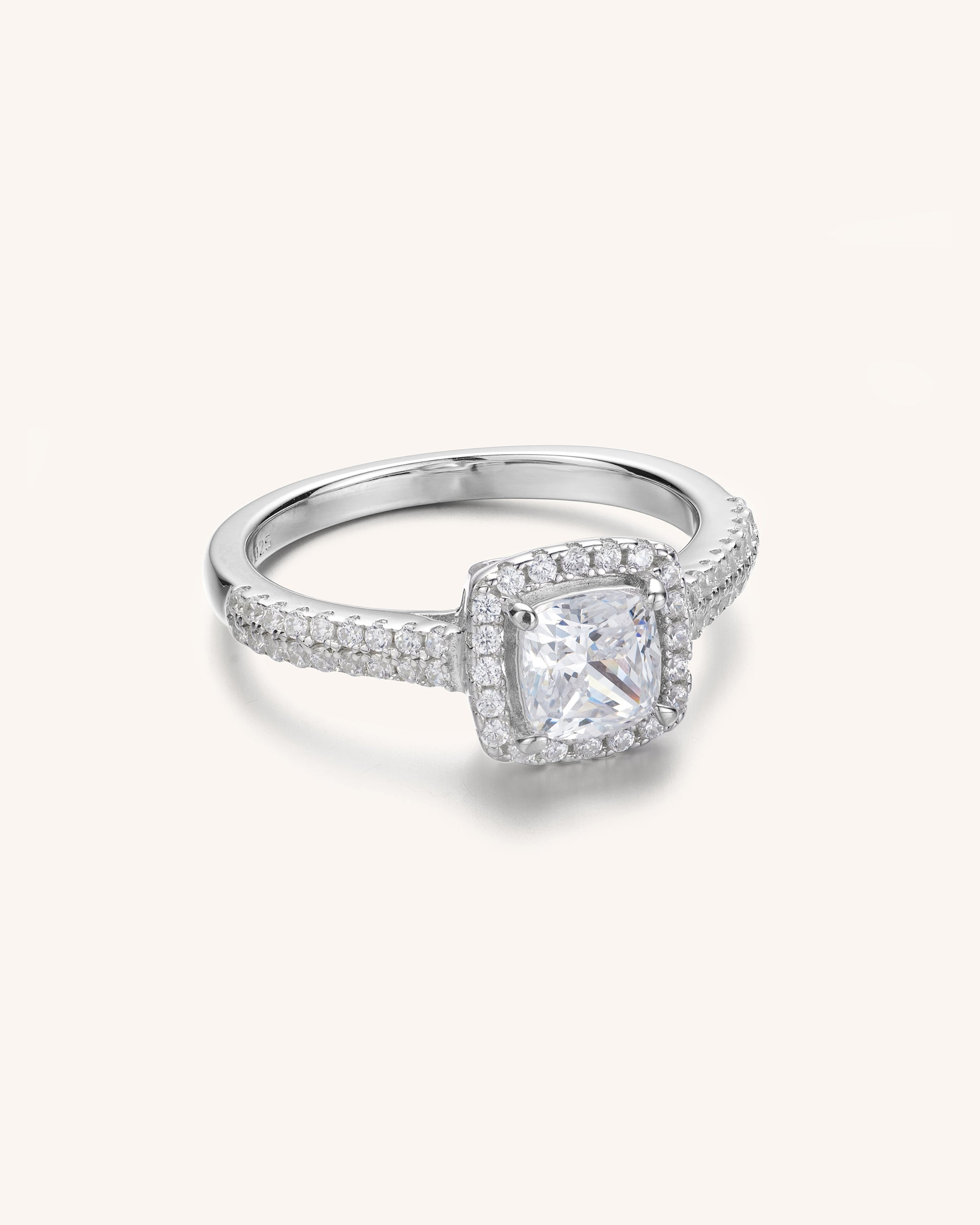 Elizabeth Cushion Cut Ring
