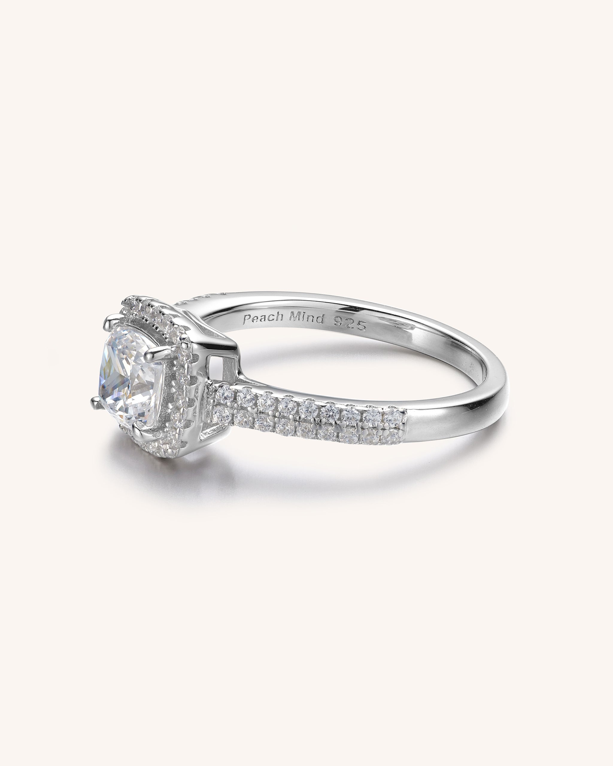 Elizabeth Cushion Cut Ring