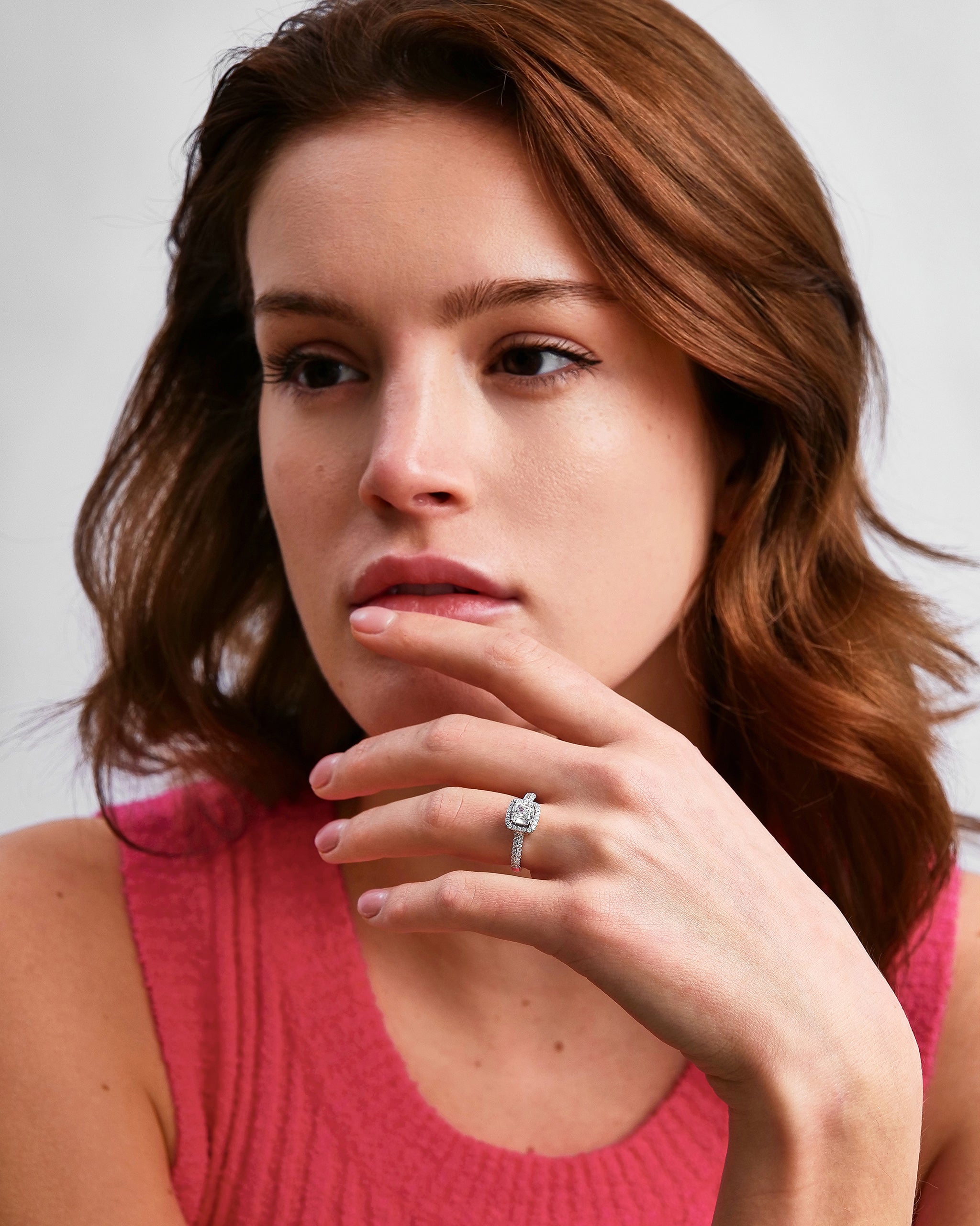 Elizabeth Cushion Cut Ring for Women