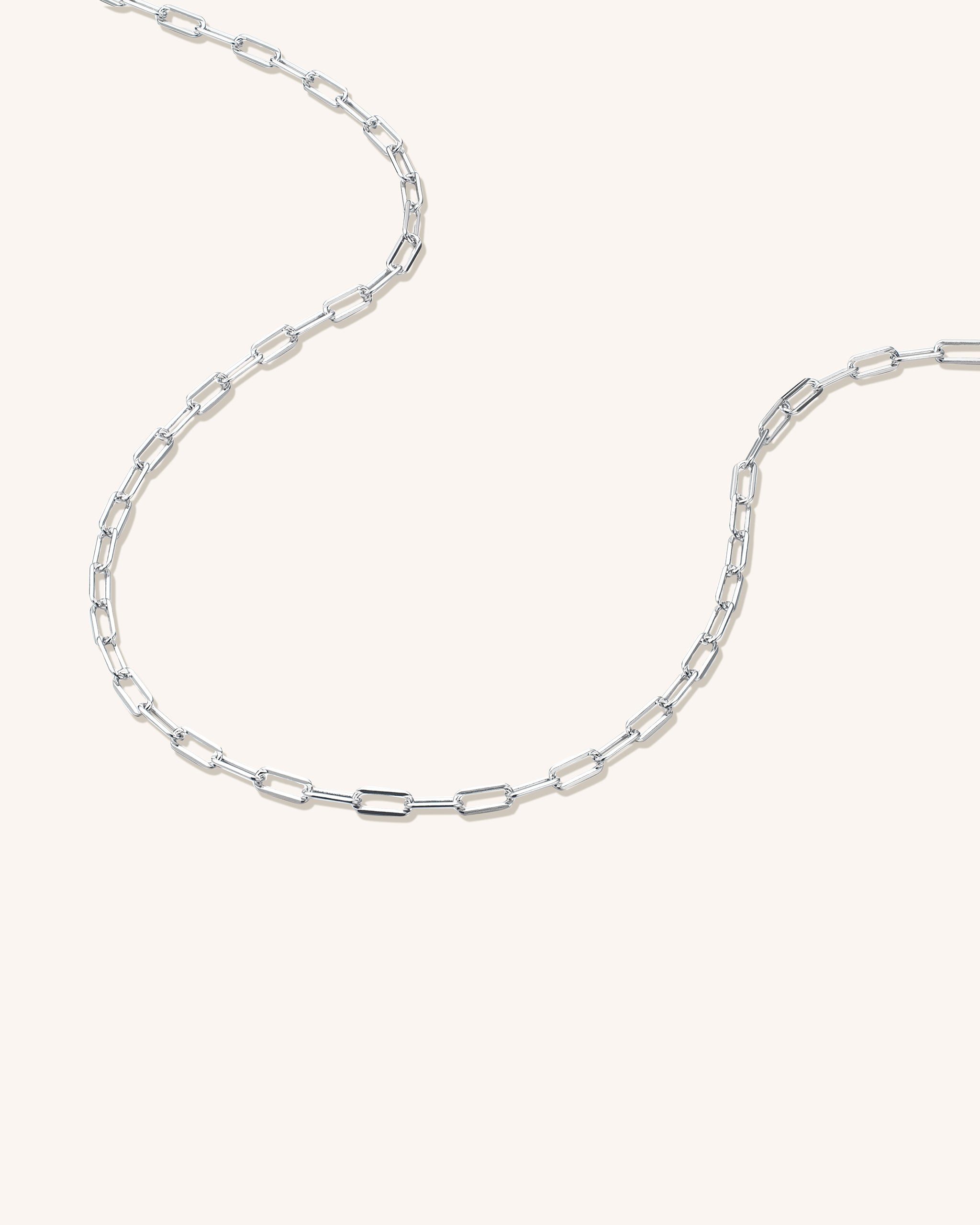 Sterling Silver Link Chain Choker for Women