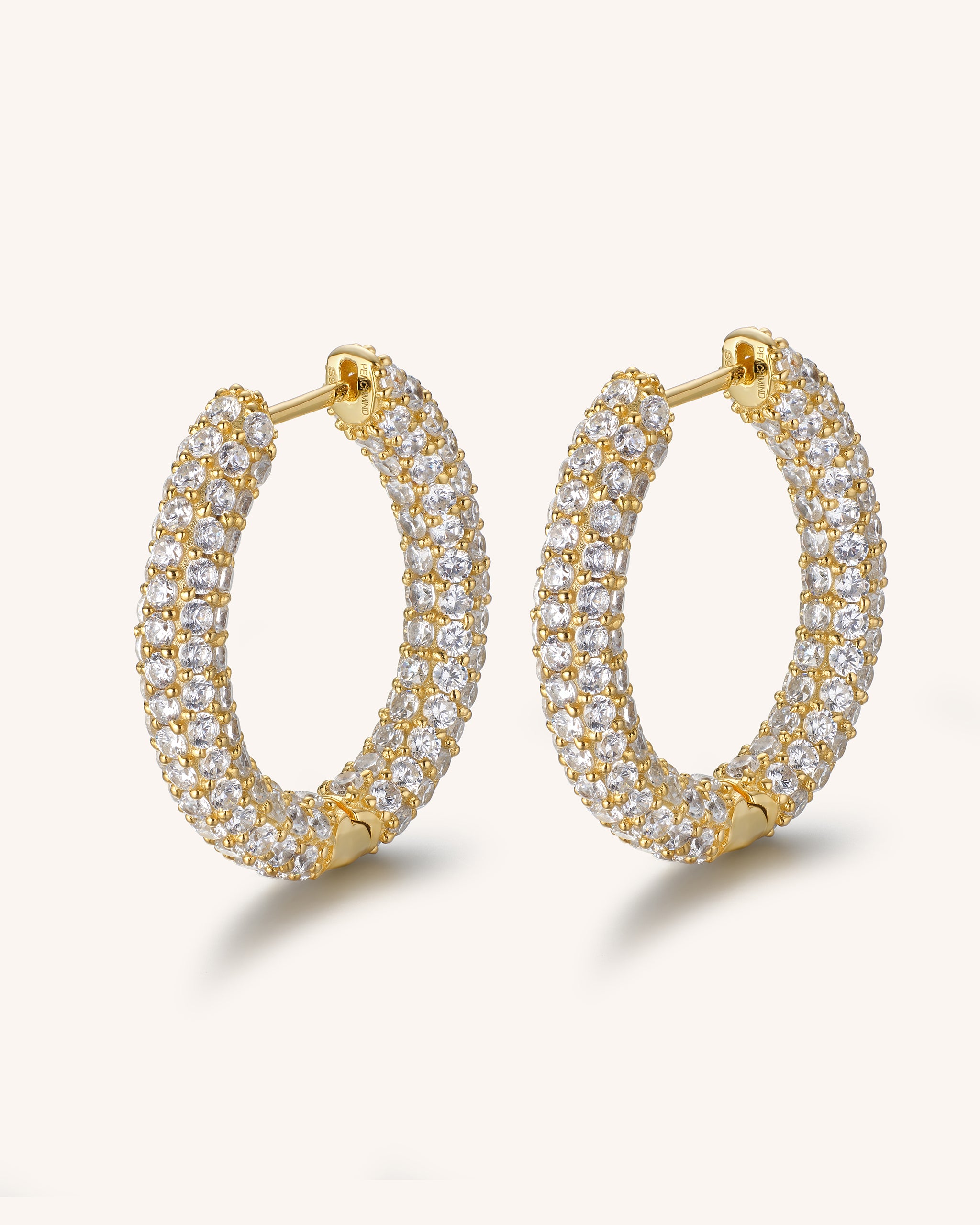 Pavé Twinkle Hoops