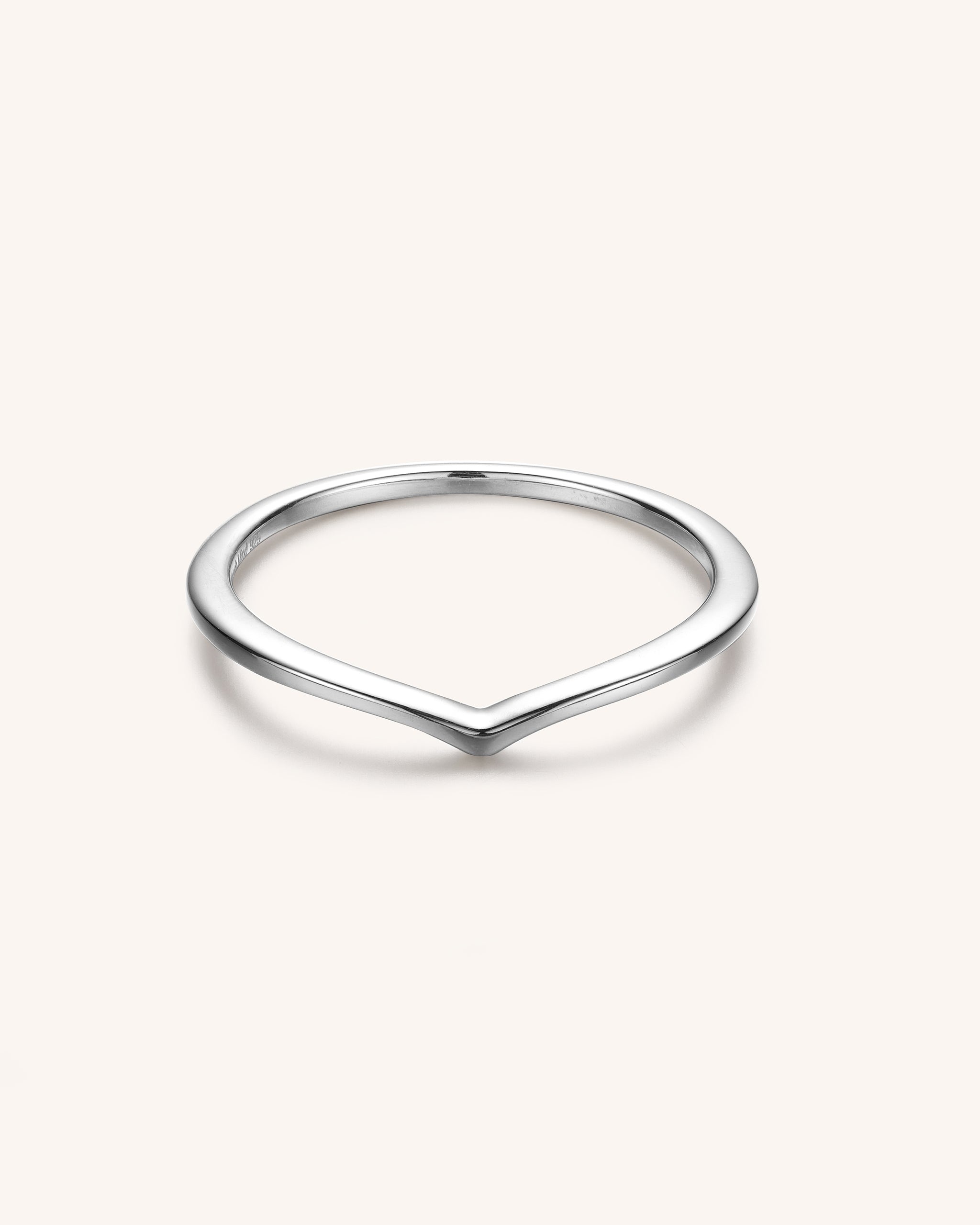 Wishbone Stacking Ring for Women