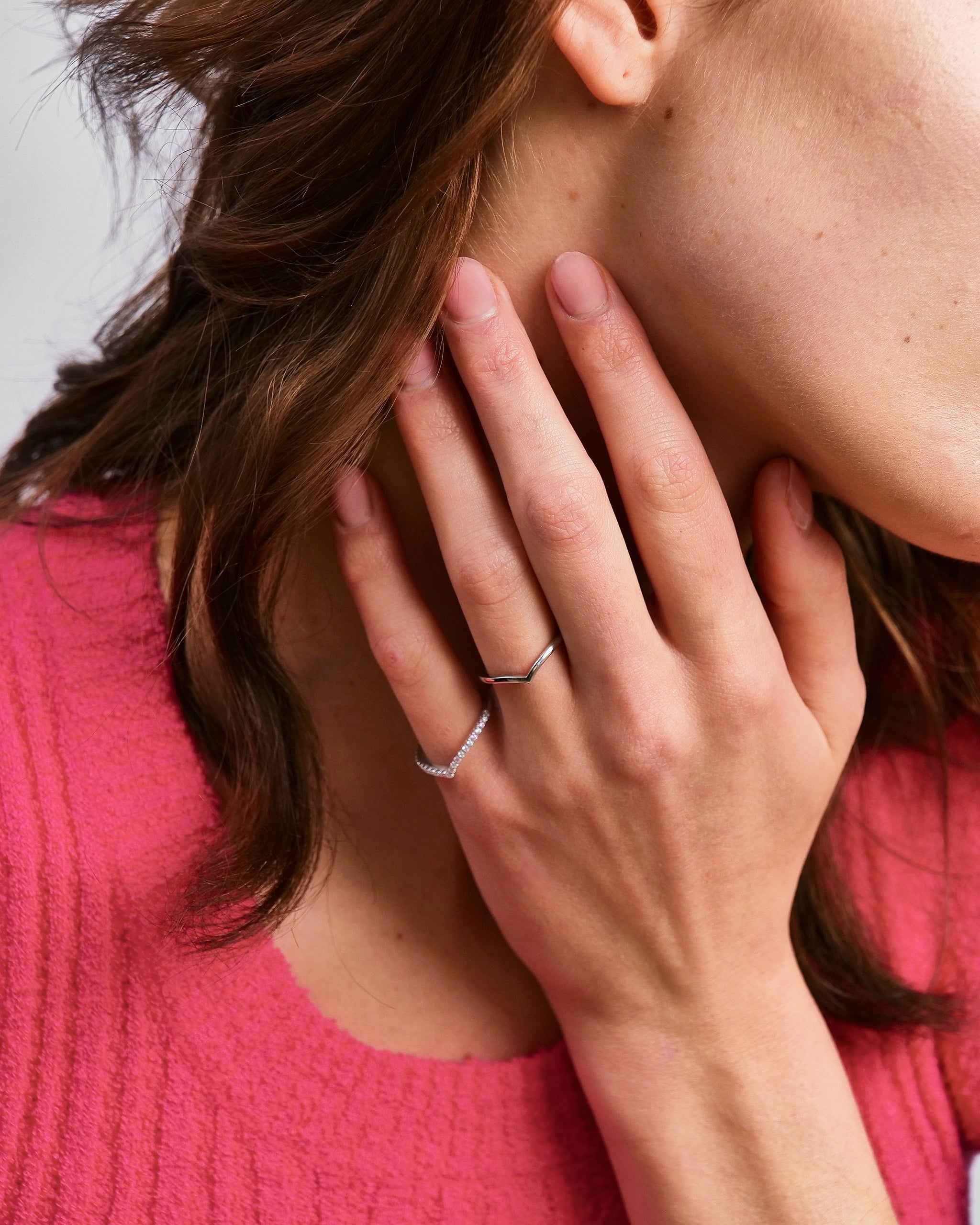 Wishbone Stacking Ring for Women