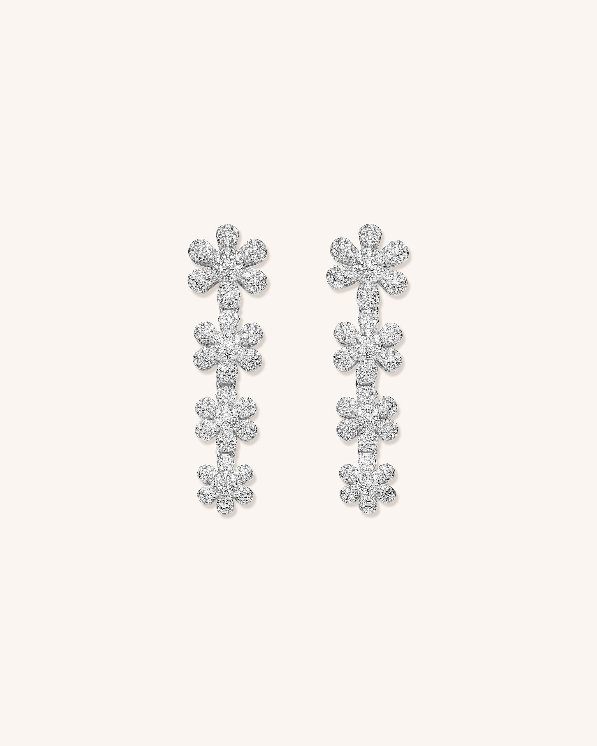 Floral Drop Earrings