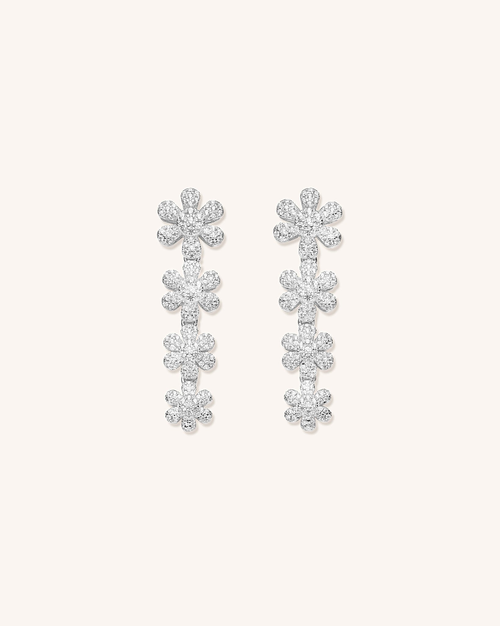 Floral Drop Earrings
