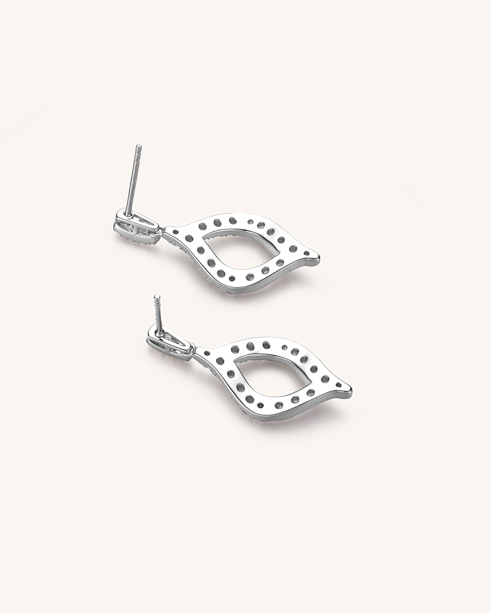 Sterling Silver Swirl Earrings for Women