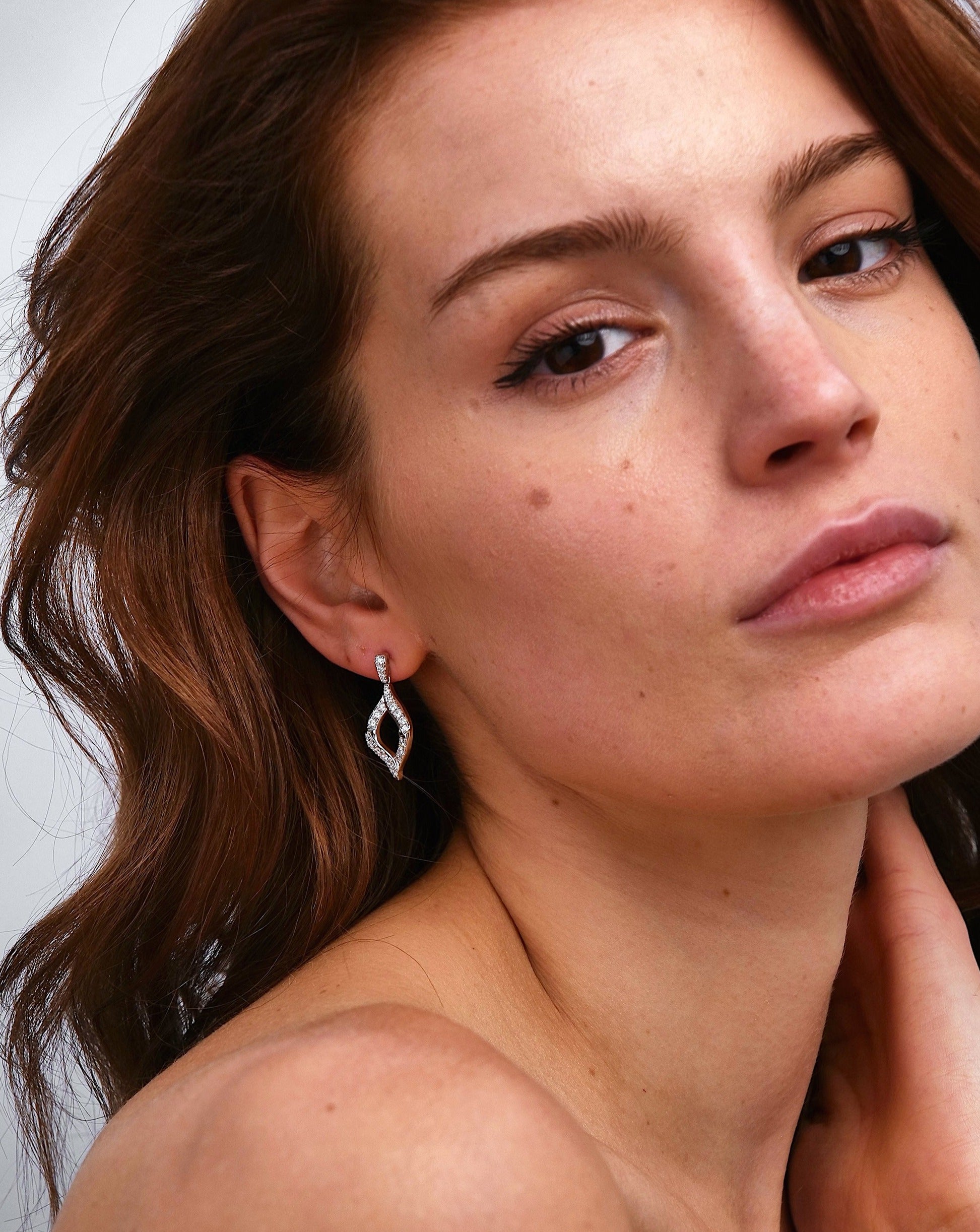 Swirl Drop Earrings