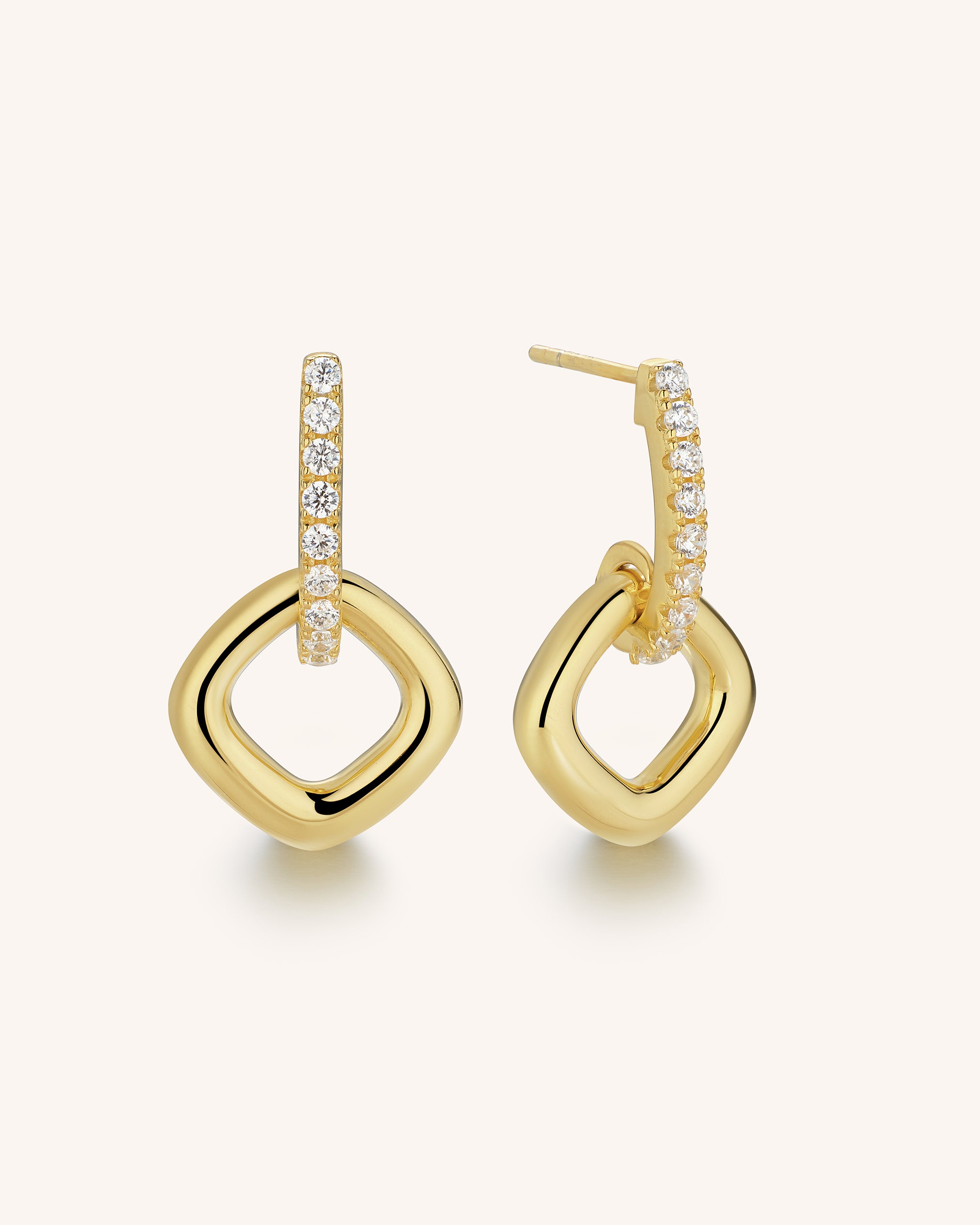 Pavé Donut Earrings for Women