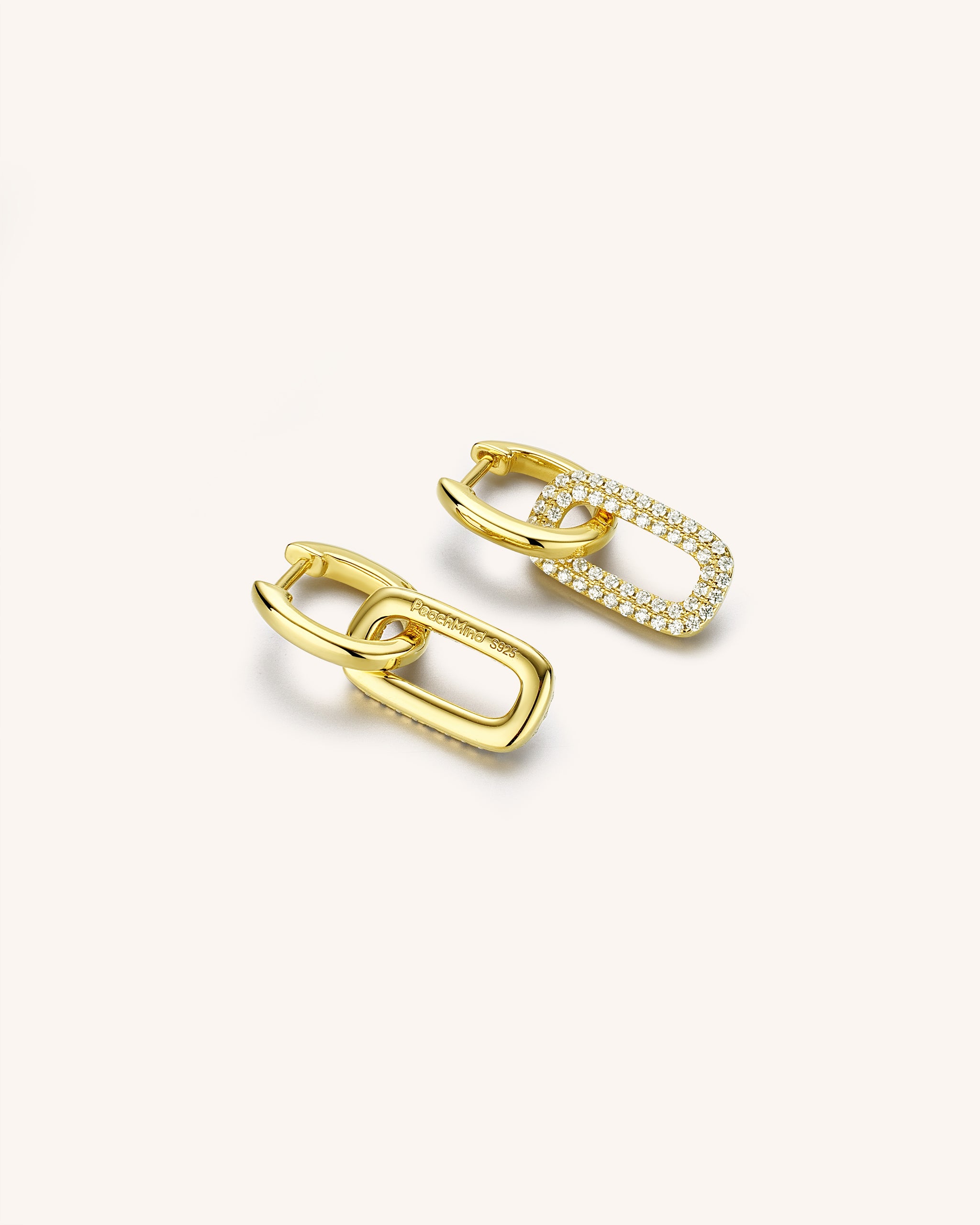 Pavé Hoop Earrings