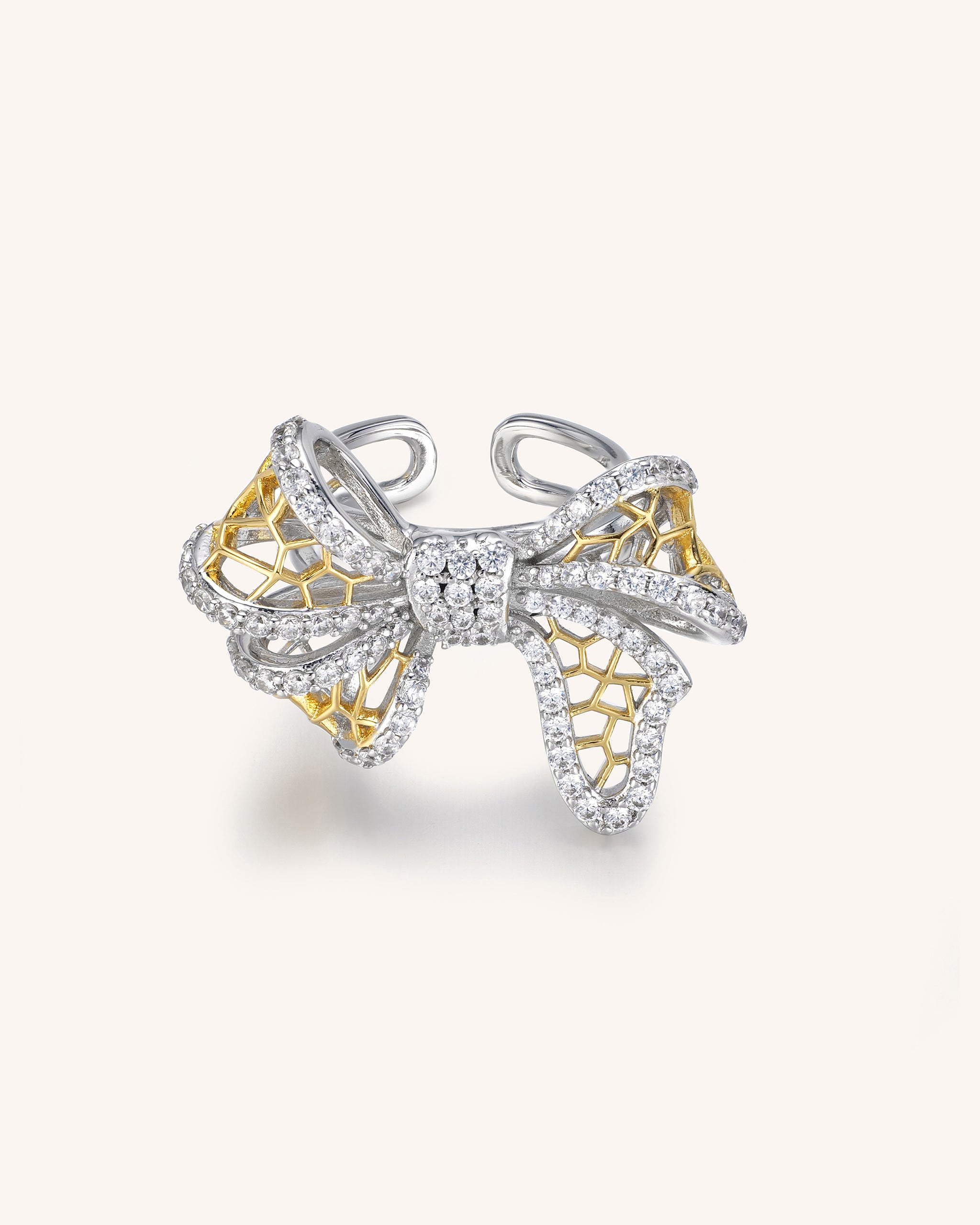 Lace Bow Ring for Women
