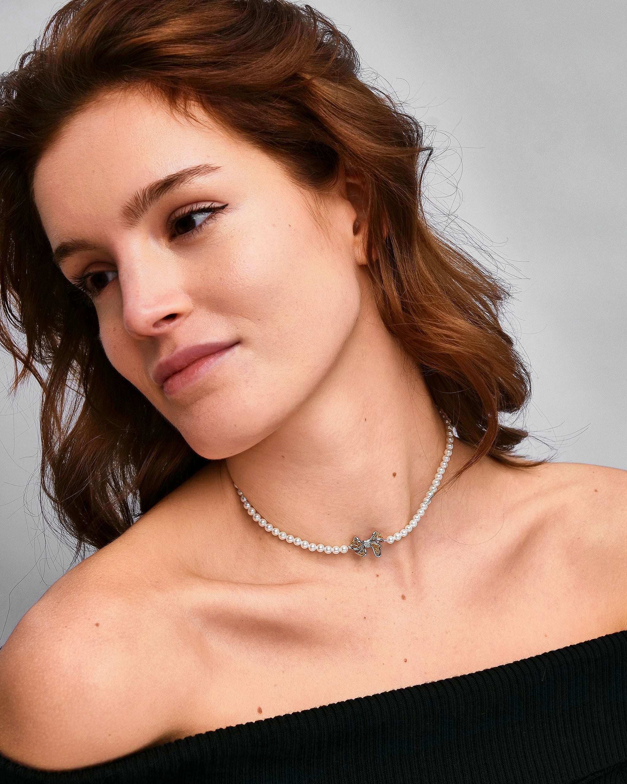 Lace Bow Choker for Women