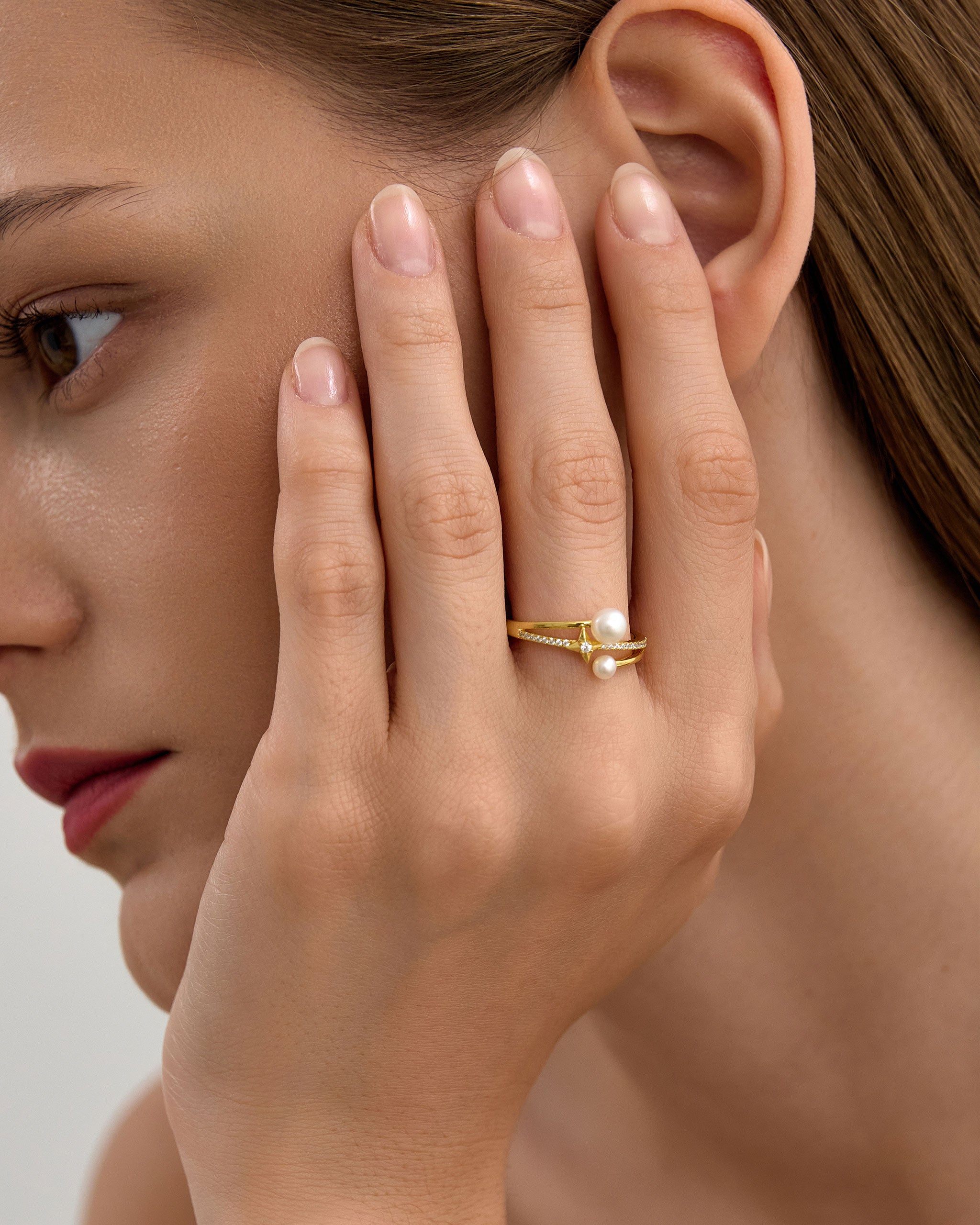 Pearl Star Ring for Women