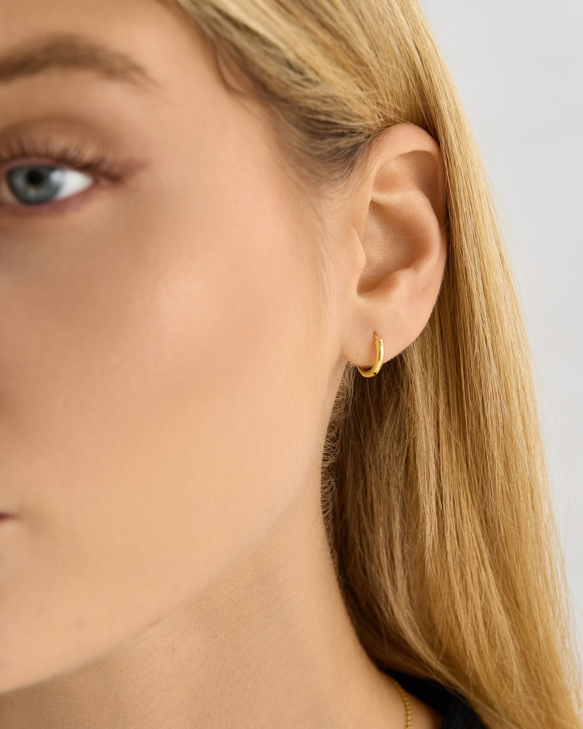 Gold Essential Huggie Hoops for Women