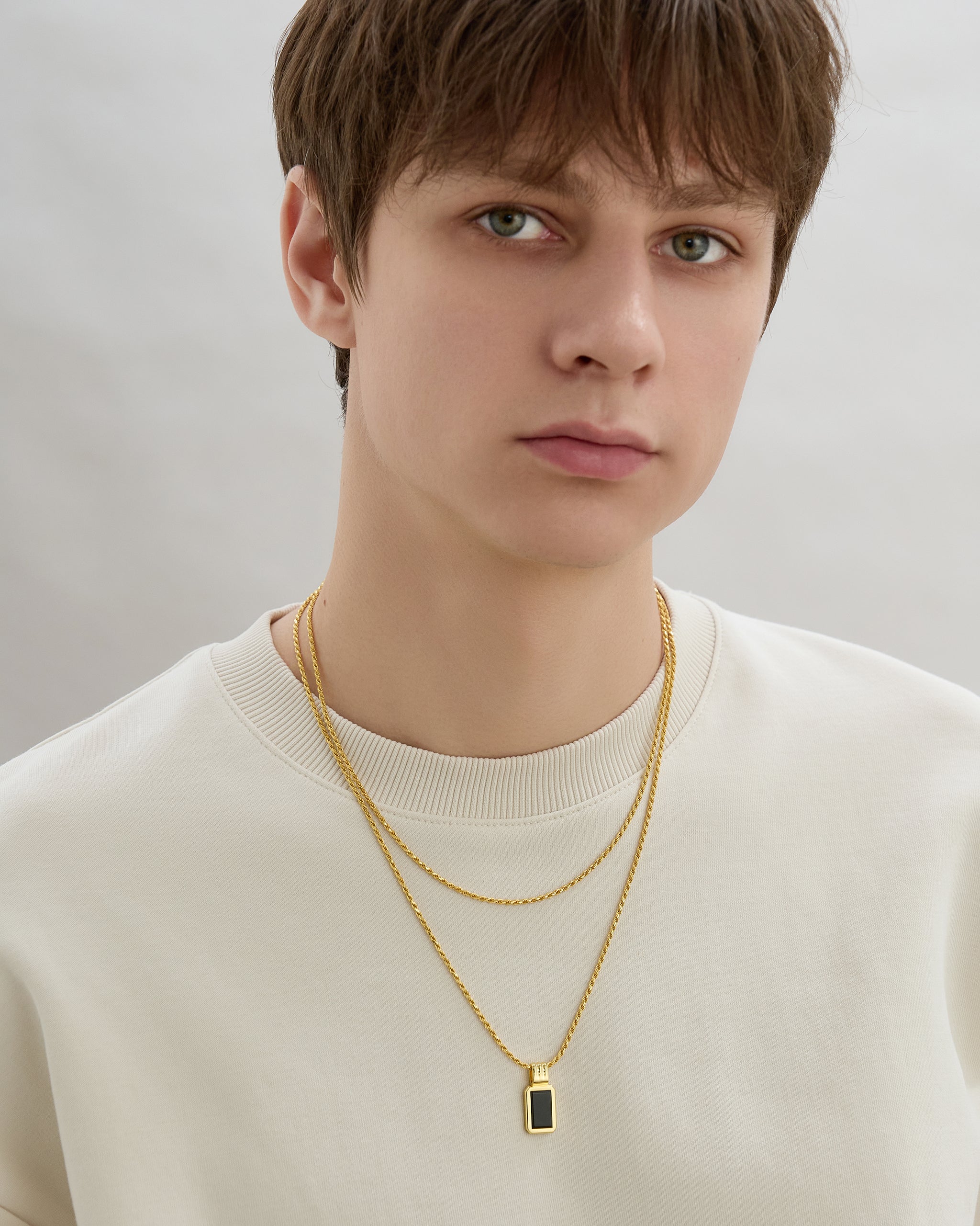 Gold Rope Chain Necklace for Men