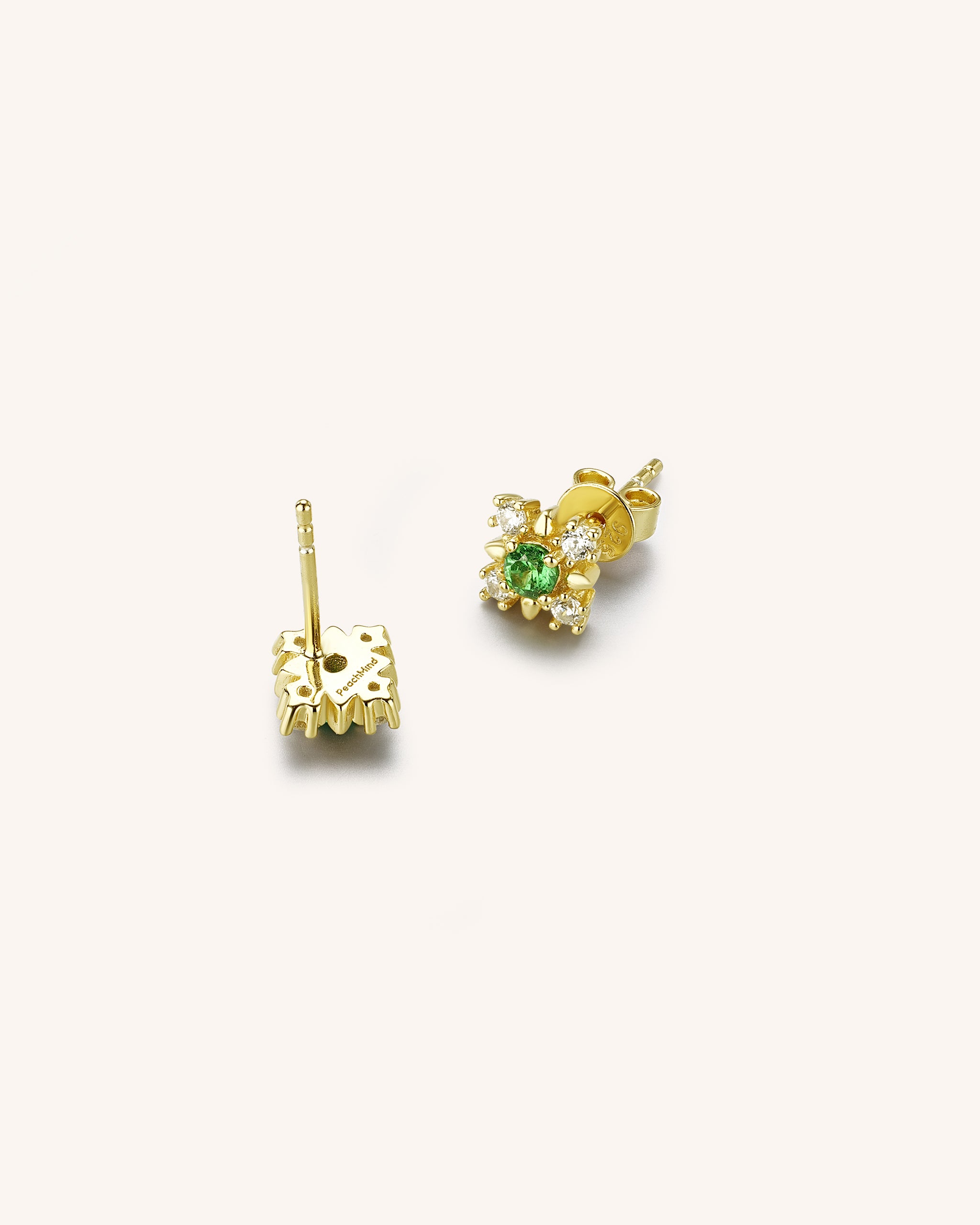 Emerald Stone Studs for Women