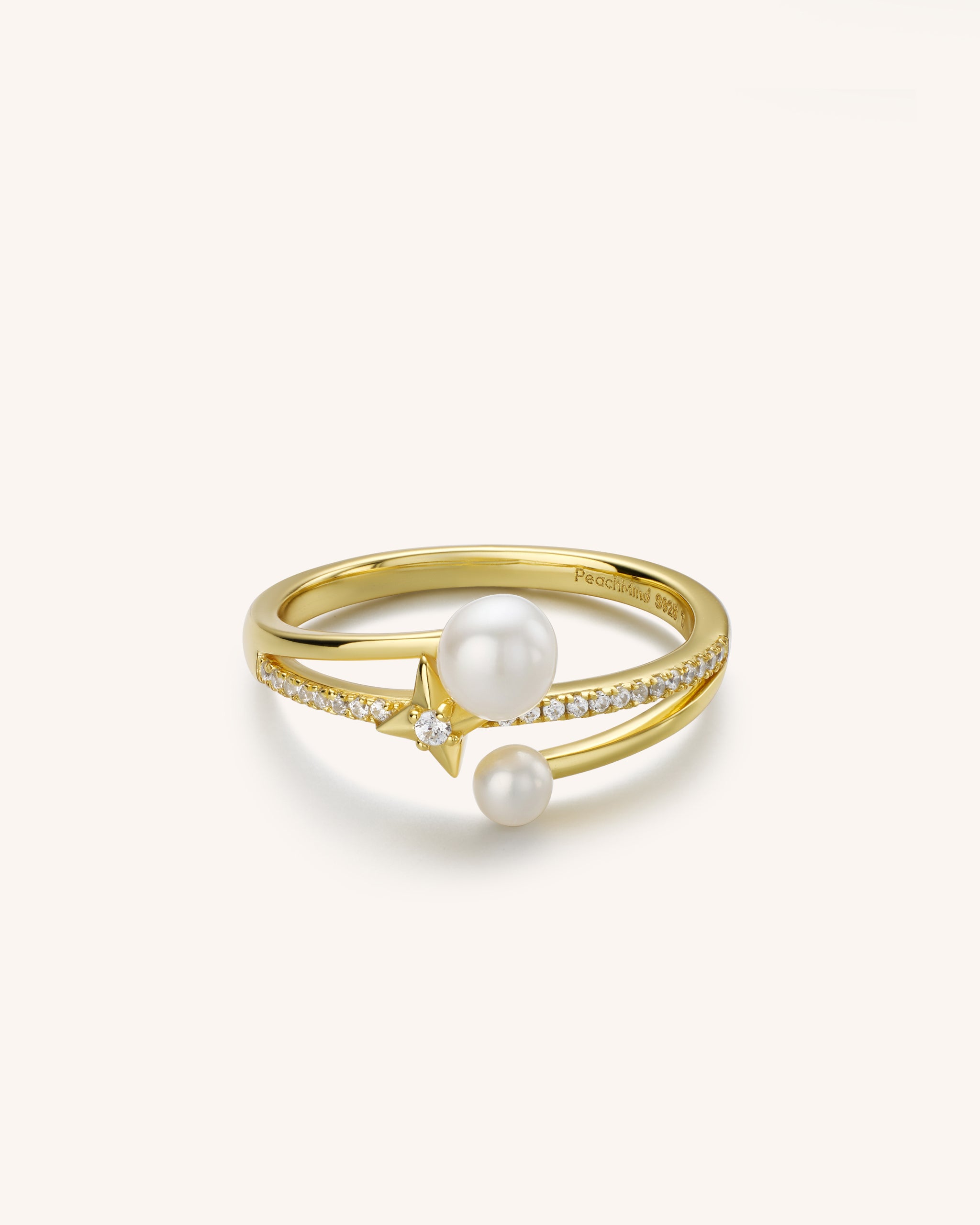 Pearl Star Ring for Women