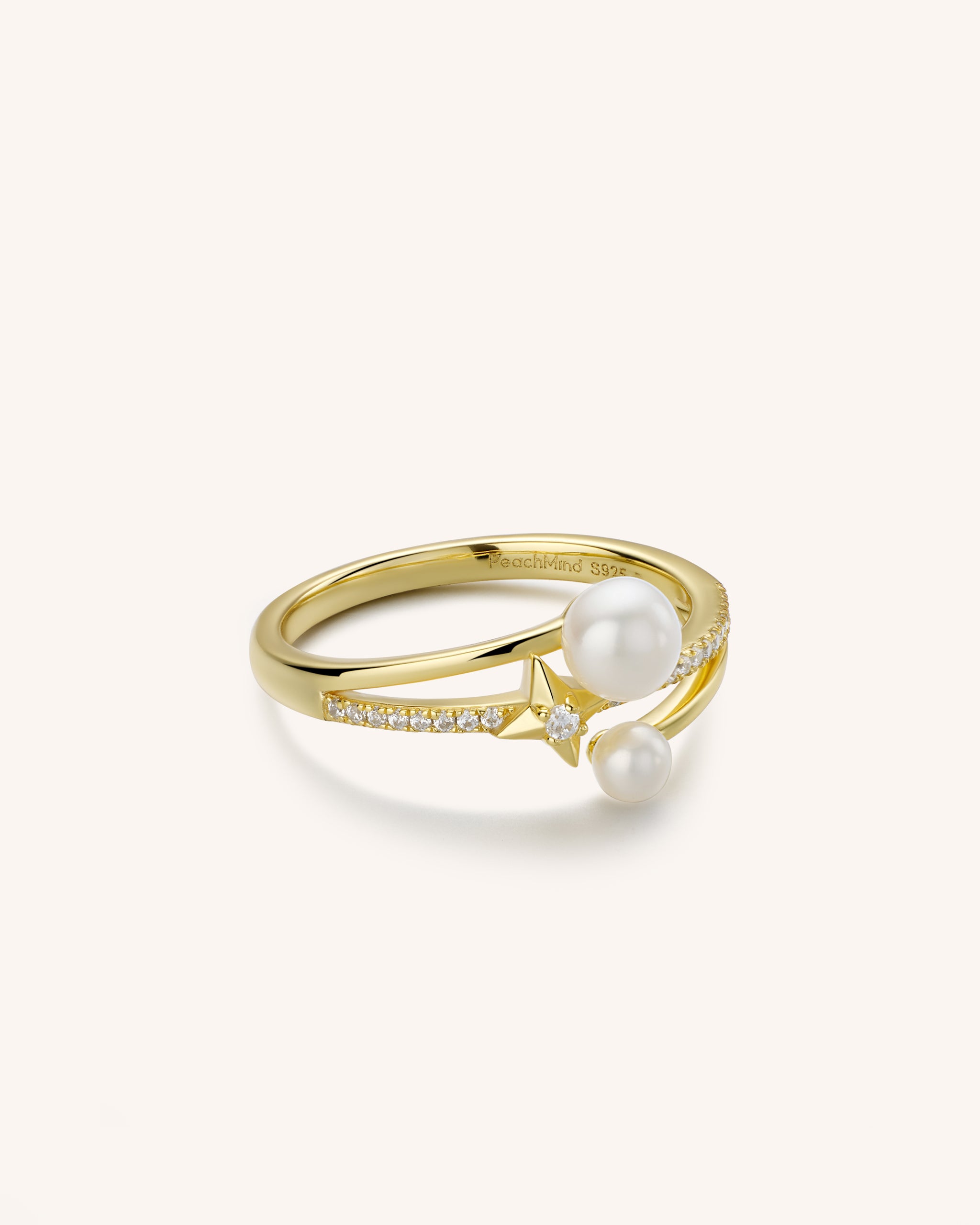 Pearl Star Ring for Women