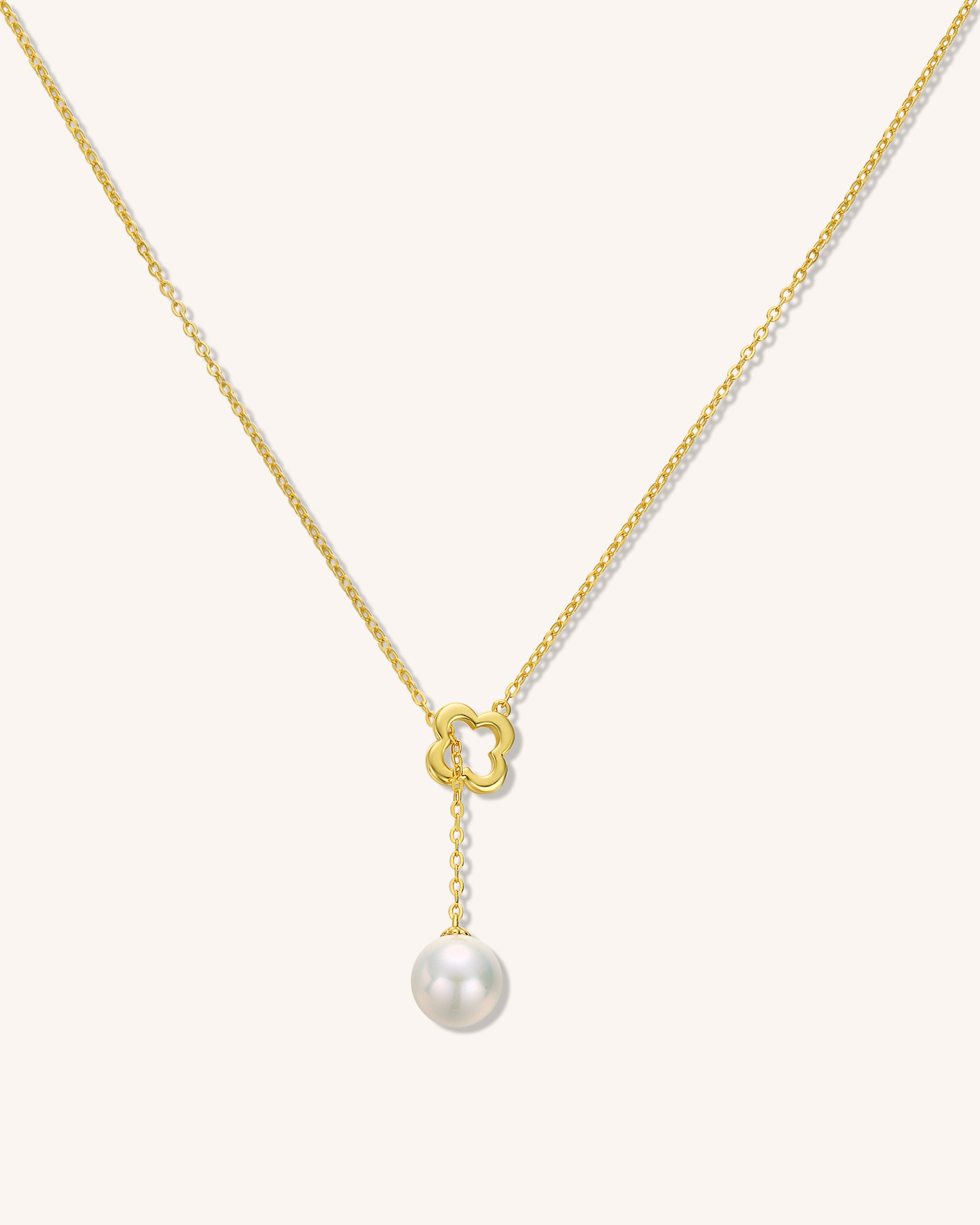 Drop Pearl Necklace