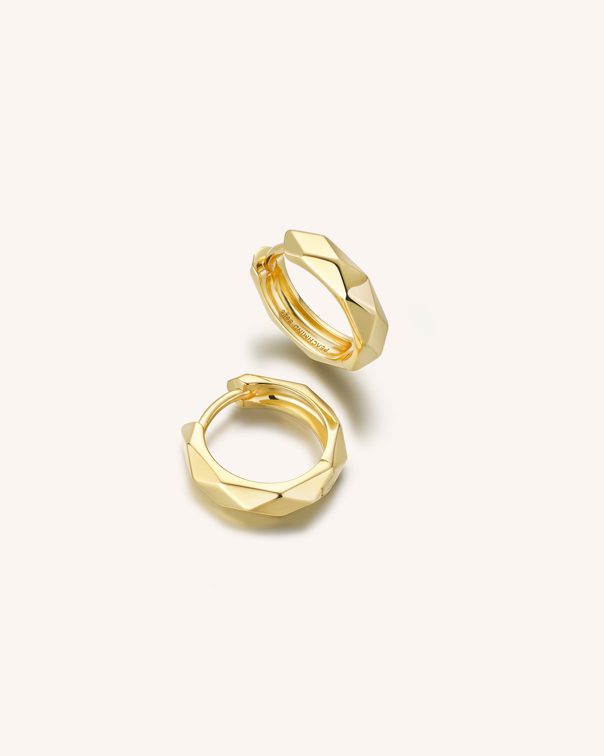Mini Facette Hoops