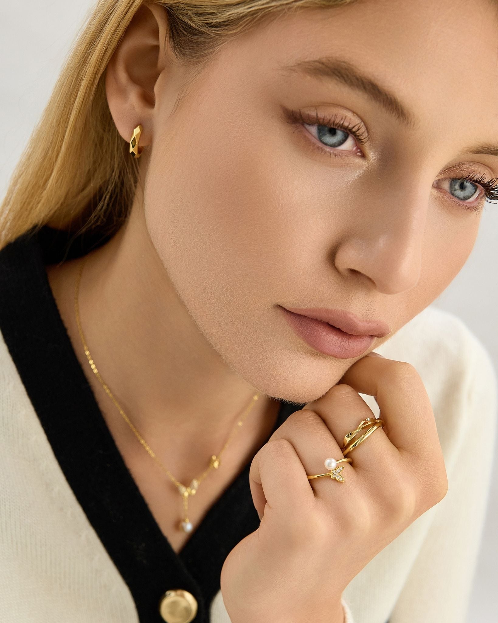 Mini Facette Hoops