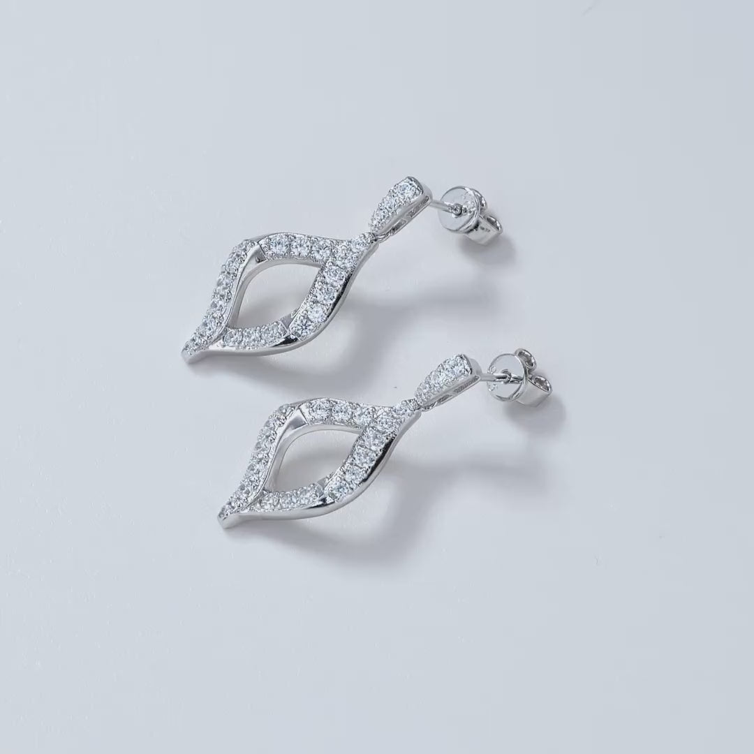 Swirl Drop Earrings