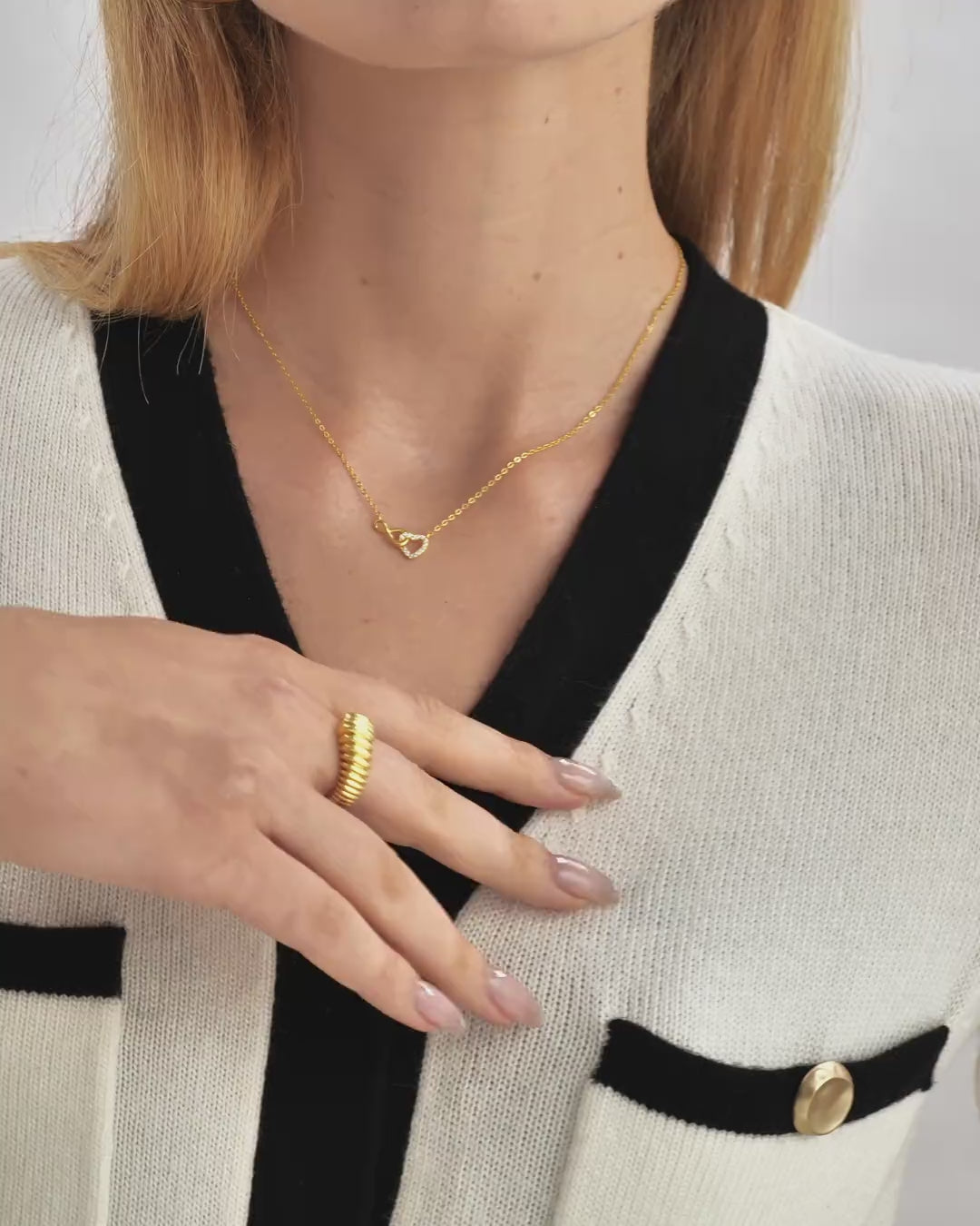 Gold Plated Crown Ring for Women