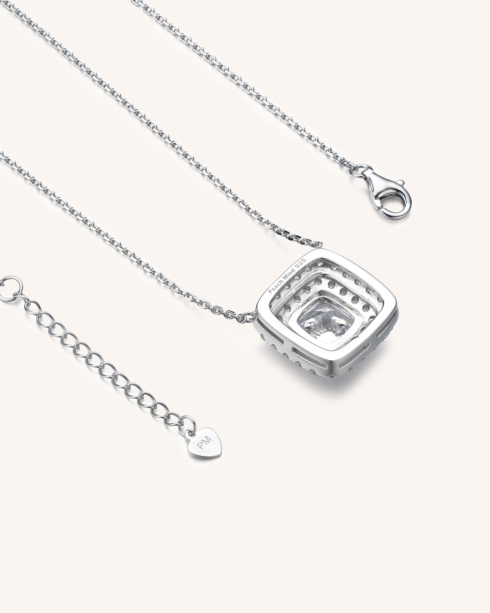 Elizabeth Cushion Cut Necklace