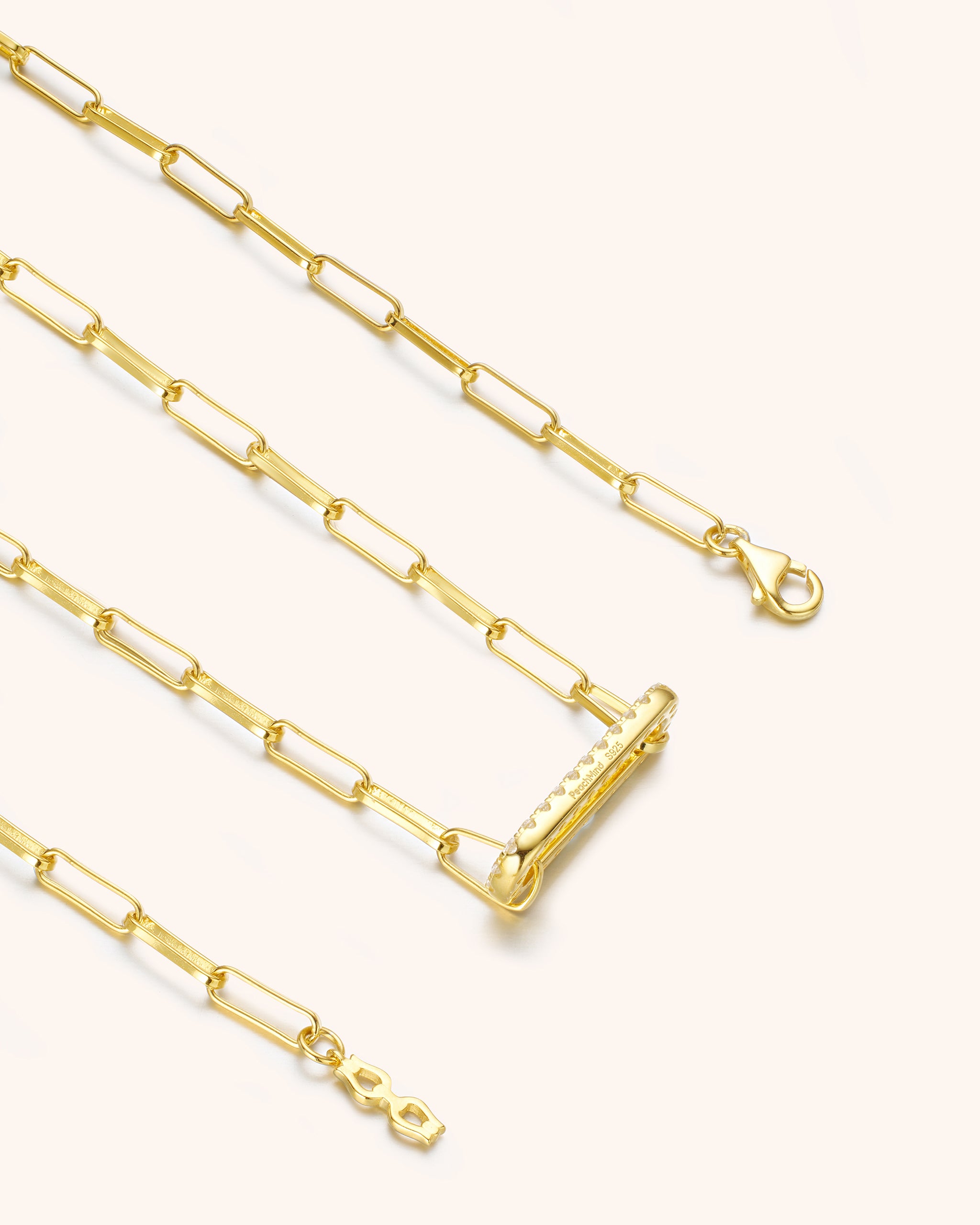 Pavé Single Link Necklace