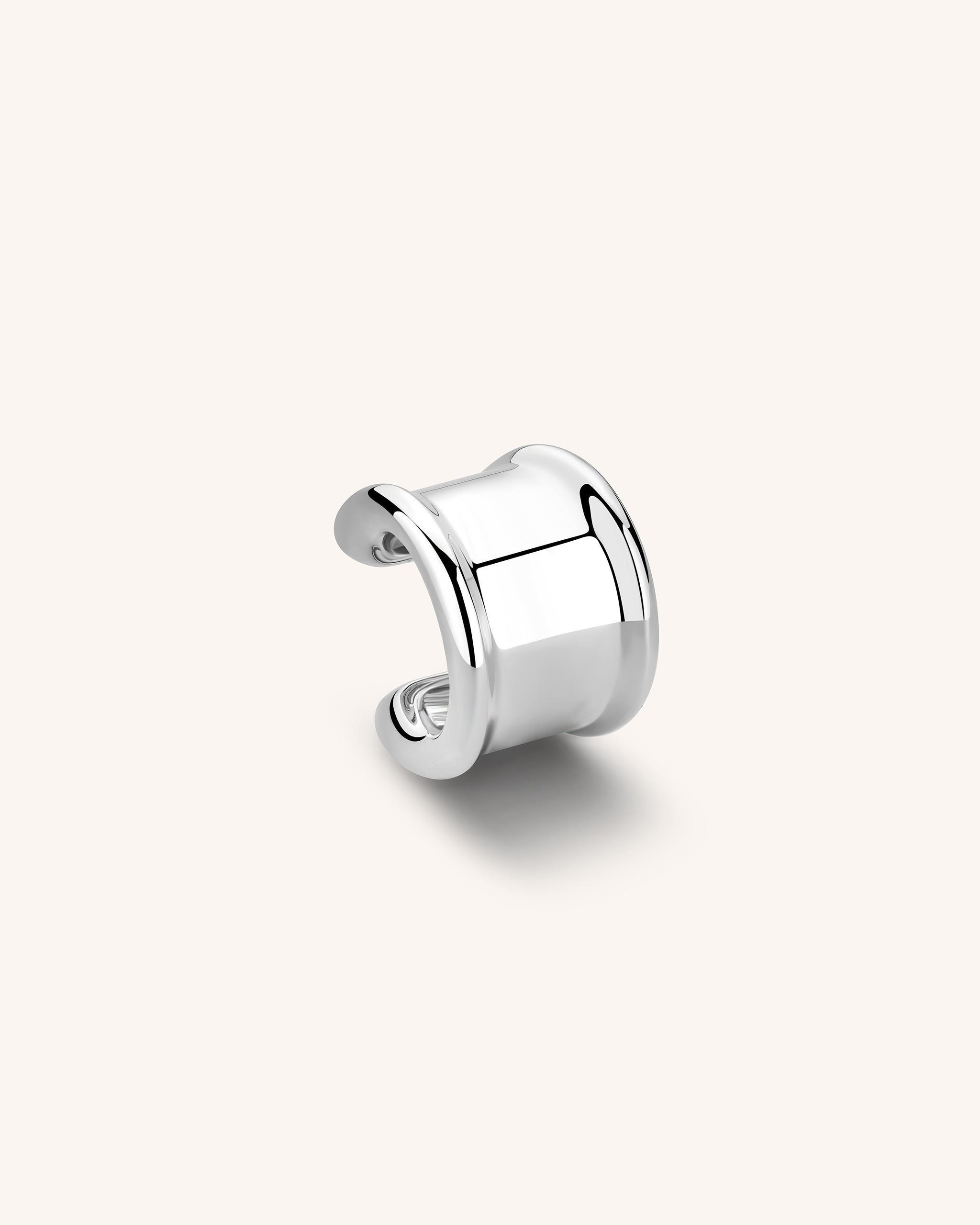 Men's Sterling Silver Bold Vault Ear Cuff