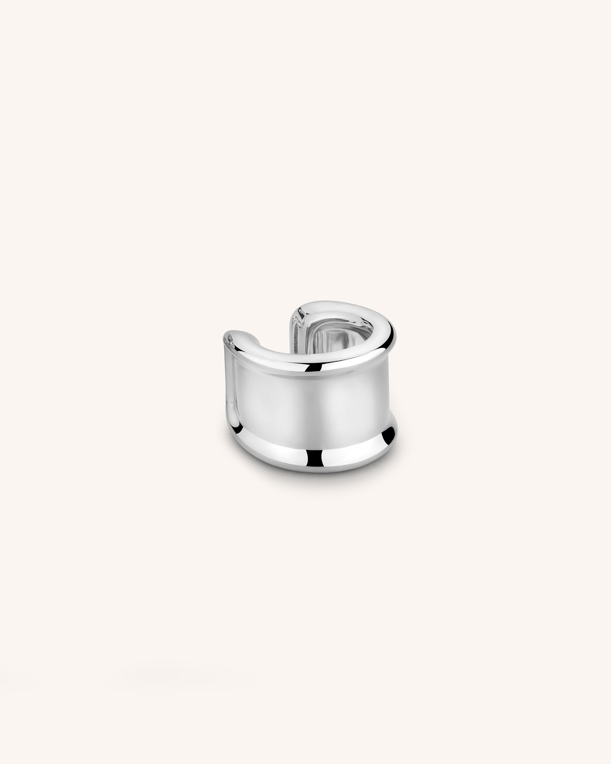 Men's Sterling Silver Bold Vault Ear Cuff
