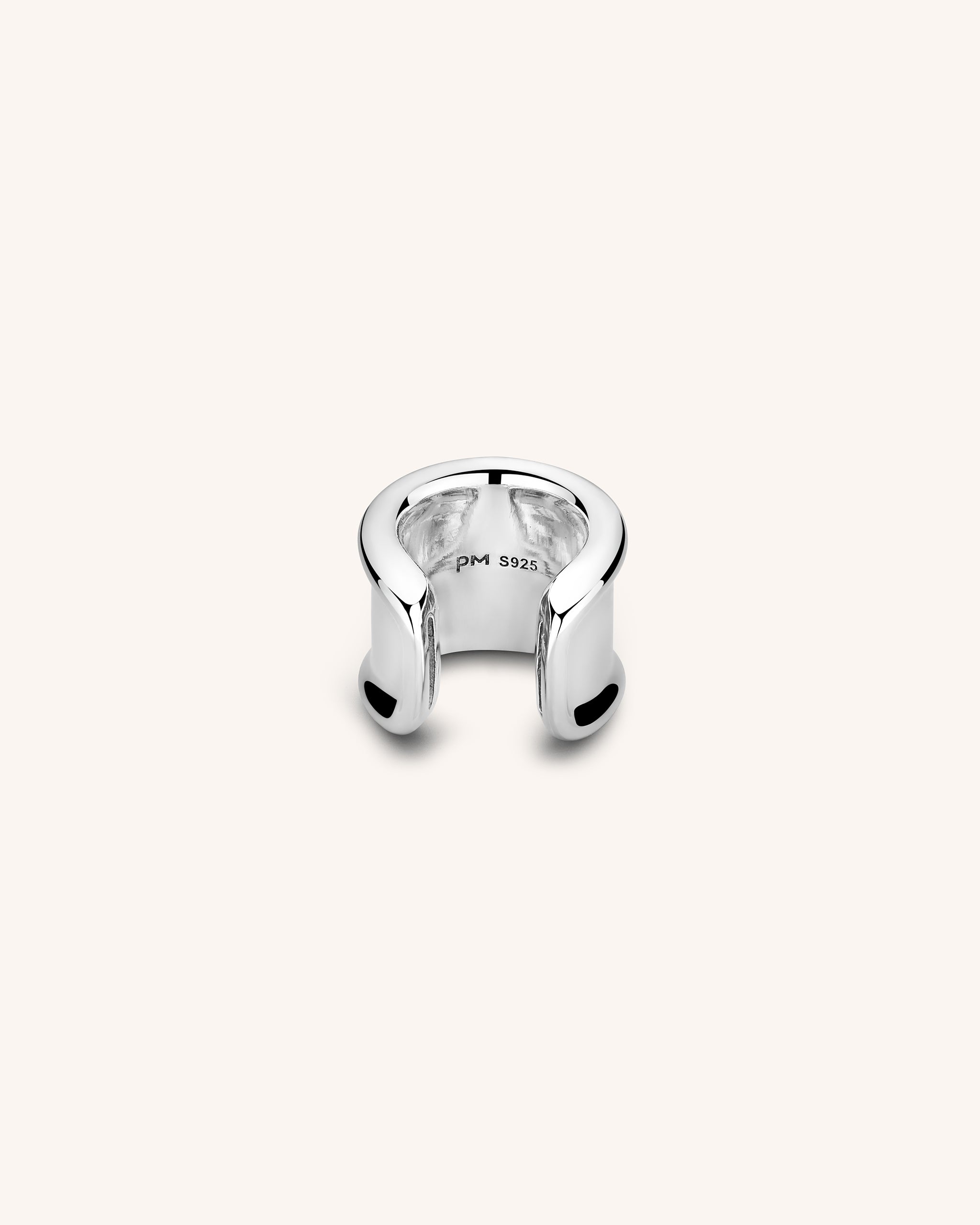 Men's Sterling Silver Bold Vault Ear Cuff
