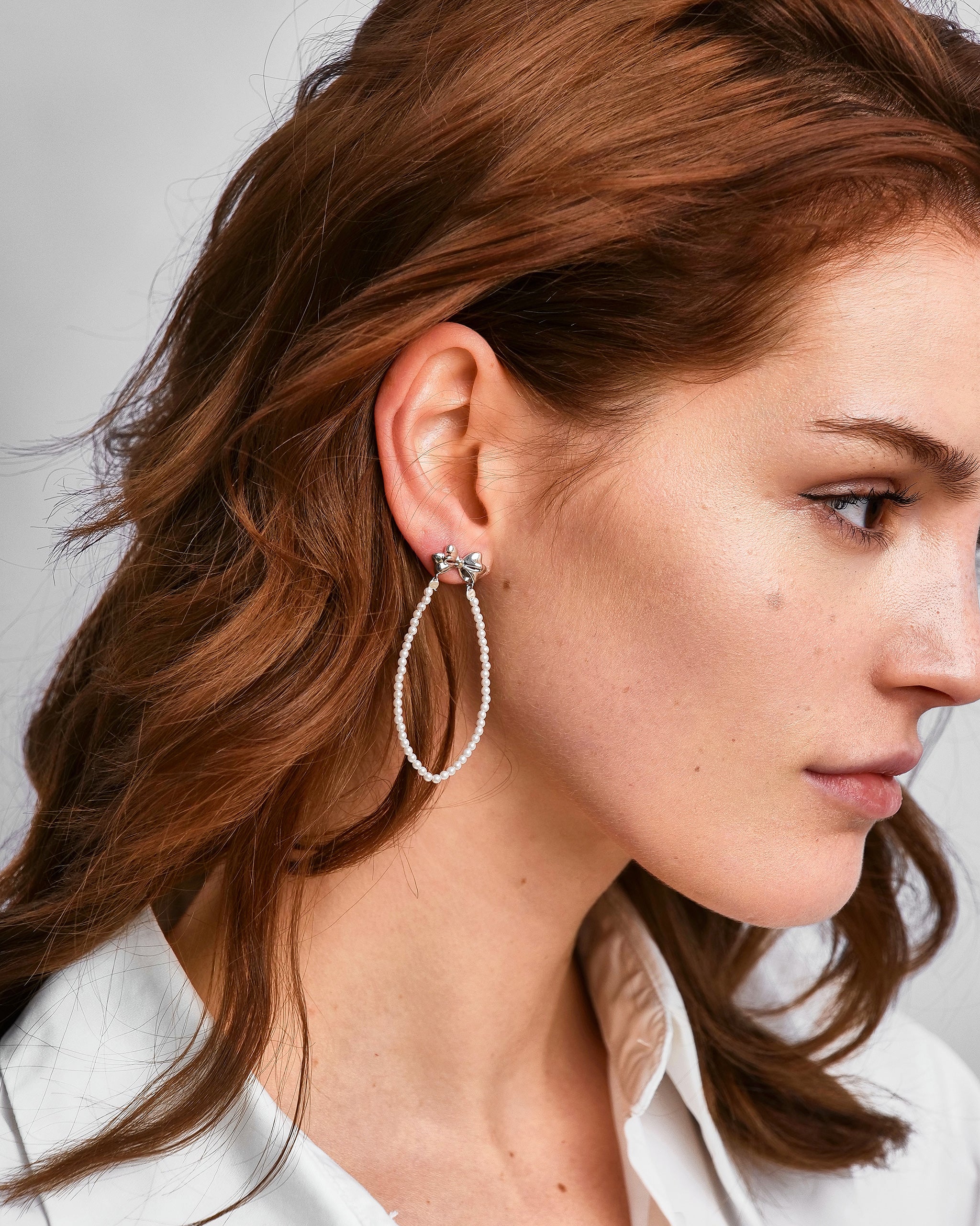 Mini Bow Drop Earrings