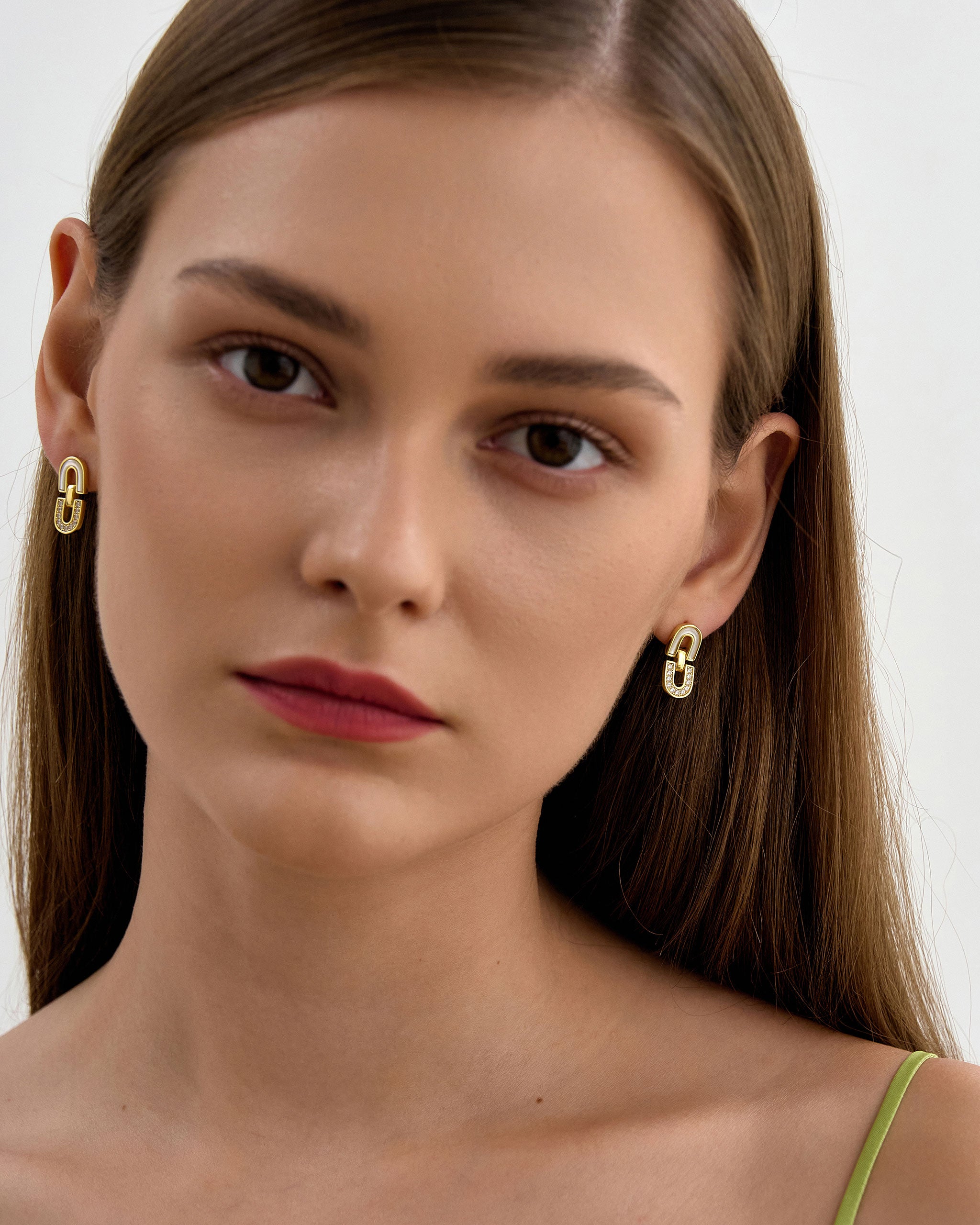 U Link Earrings