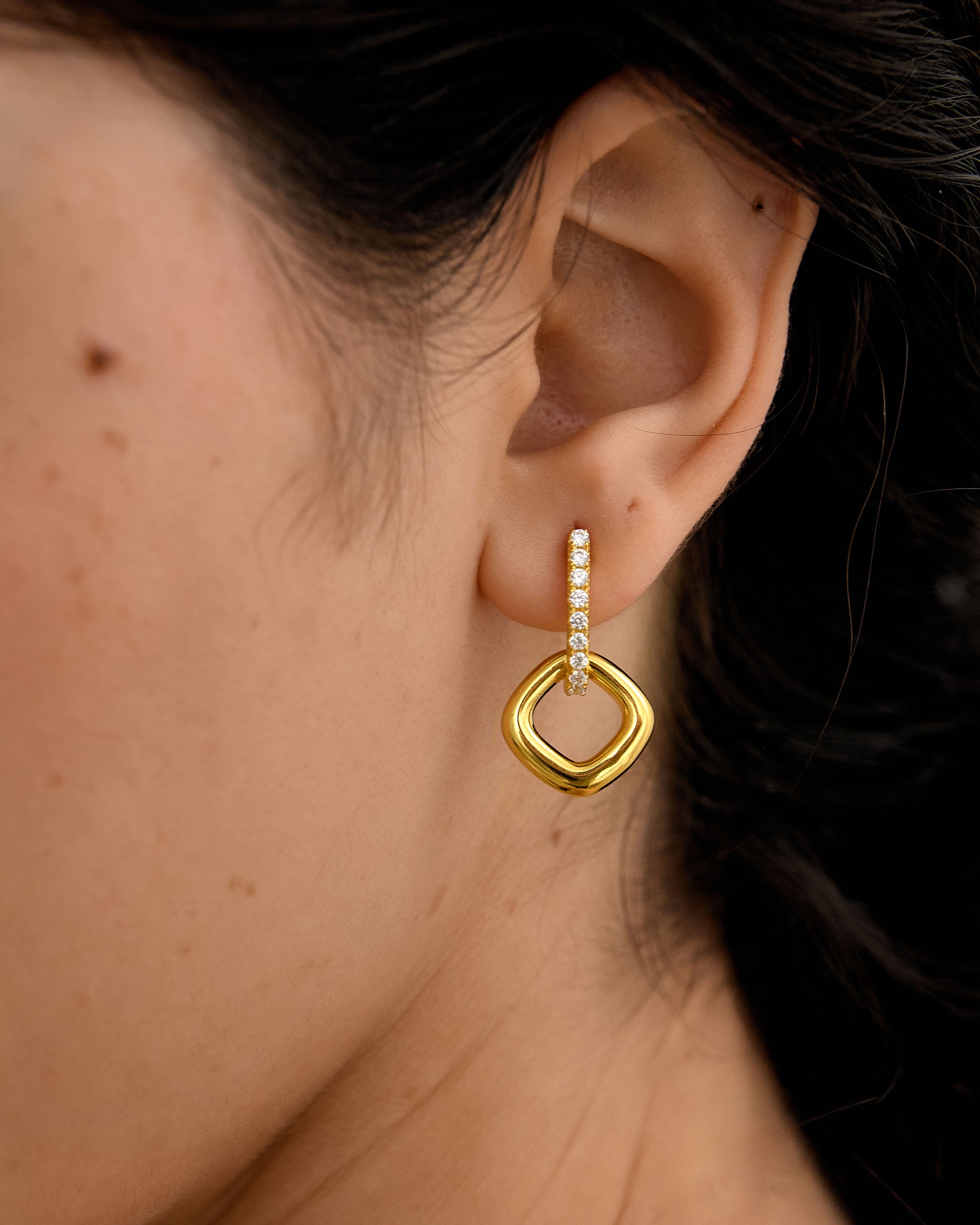 Pavé Donut Earrings