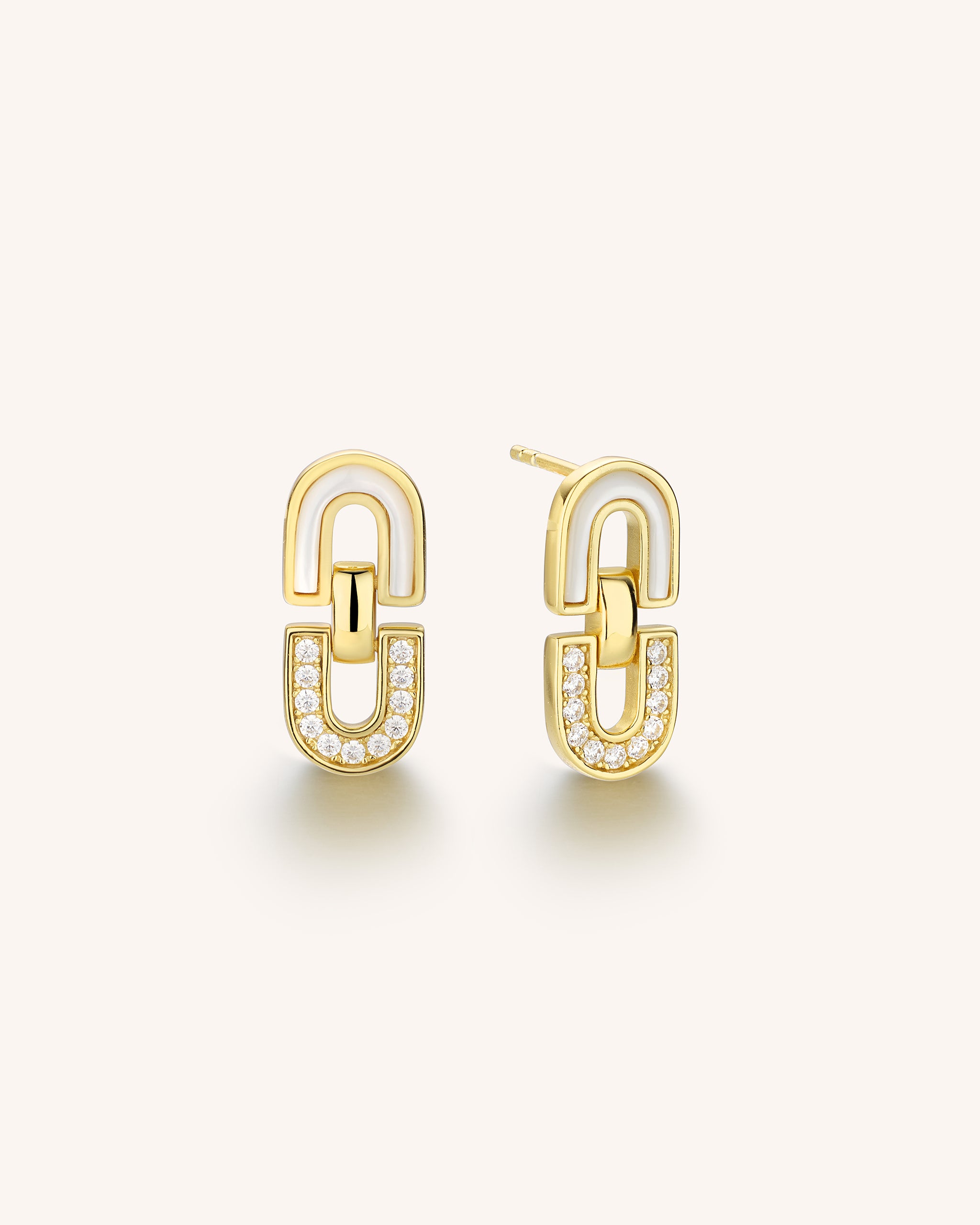 U Link Earrings