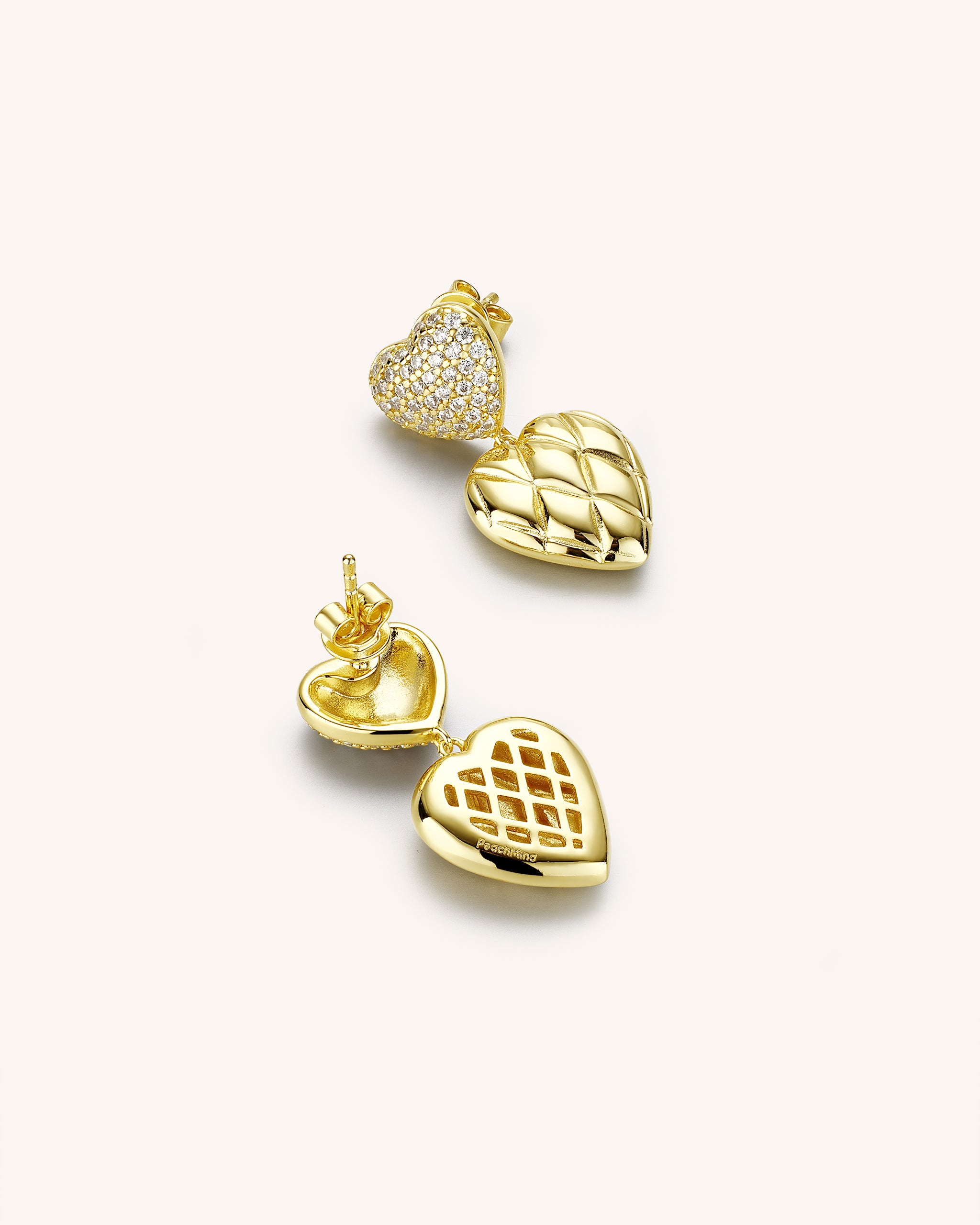 Buy Dual Heart Earrings Online