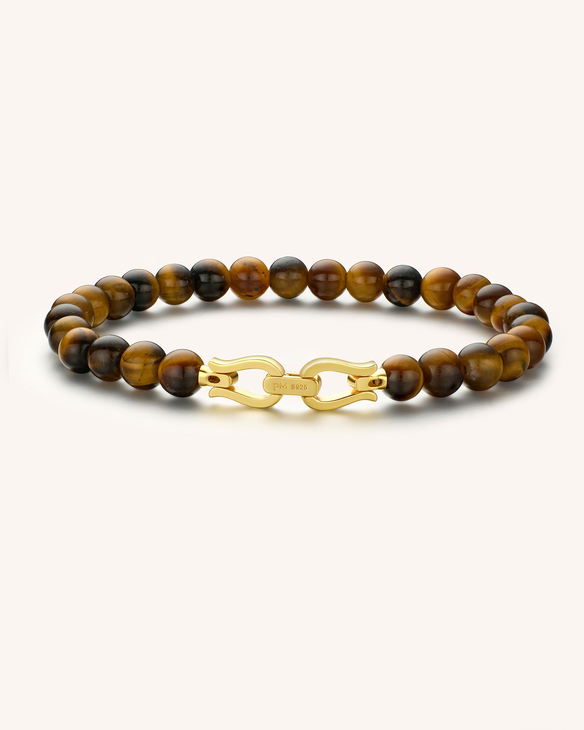 Tiger's Eye Beaded Bracelet for Men's