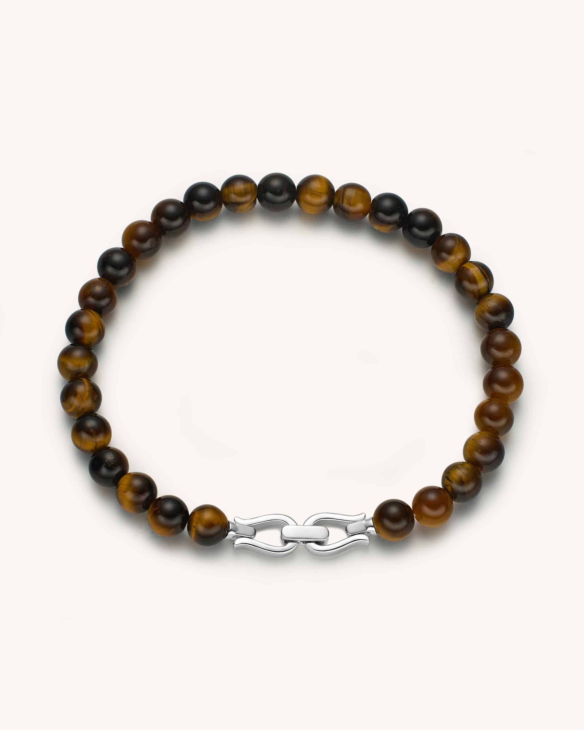 Tiger's Eye Beaded Bracelet for Men's