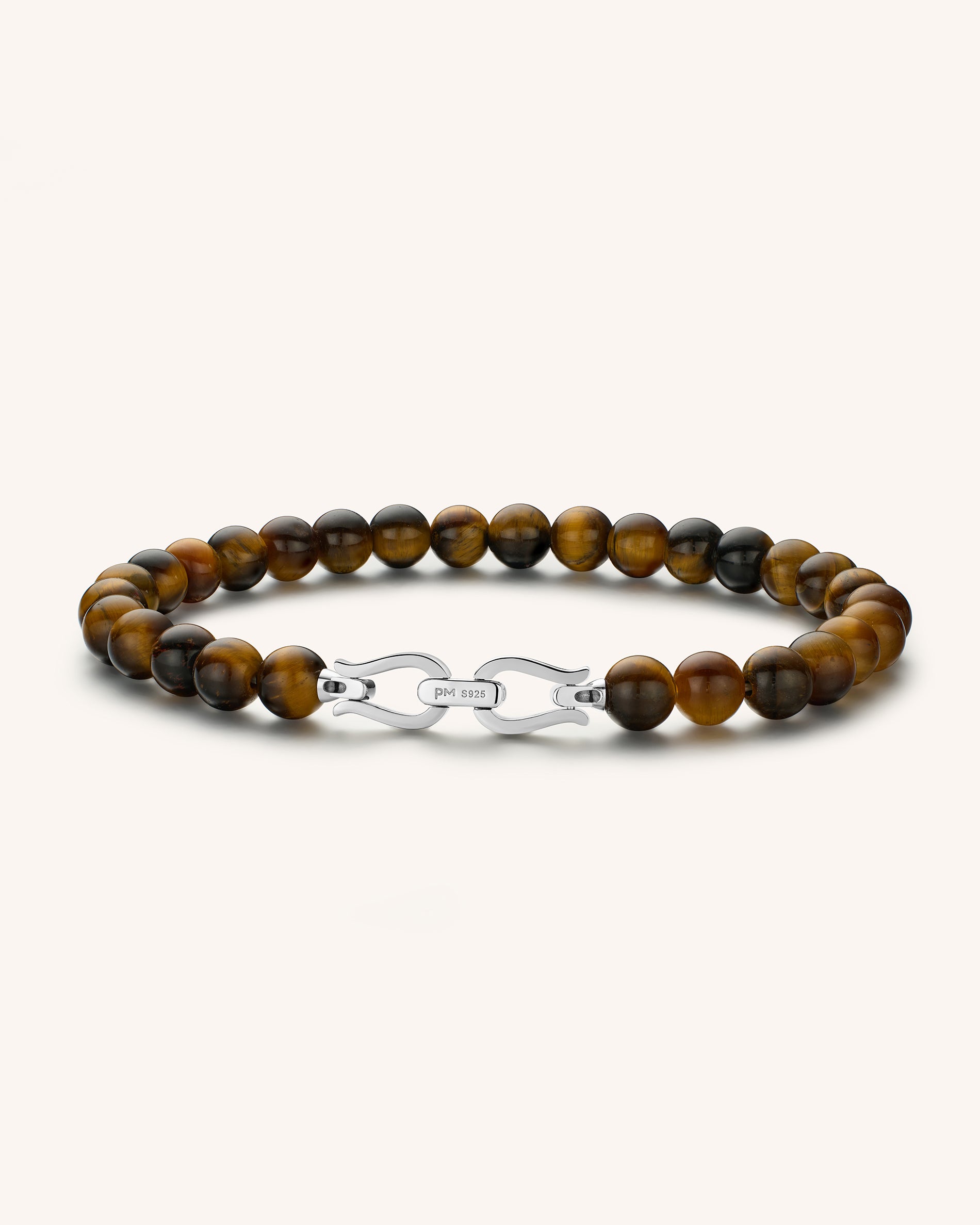 Tiger's Eye Beaded Bracelet for Men's