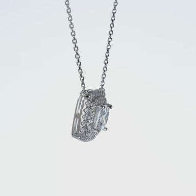 Elizabeth Cushion Cut Necklace